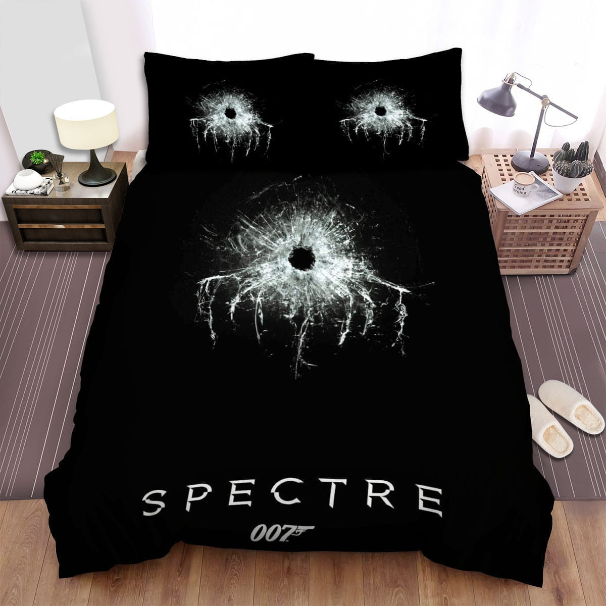 Spectre I Movie Poster 4 Bedding Sets Duvet Cover Flatsheet Gift For Wife Husband Besties