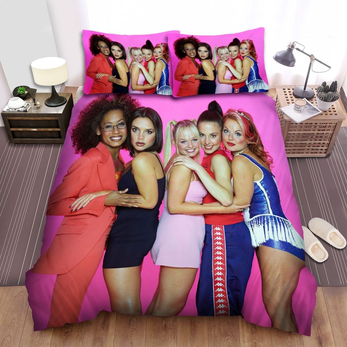 Spice Girls Image Decorative Bedding Sets with Duvet Cover Flatsheet Pillowcases