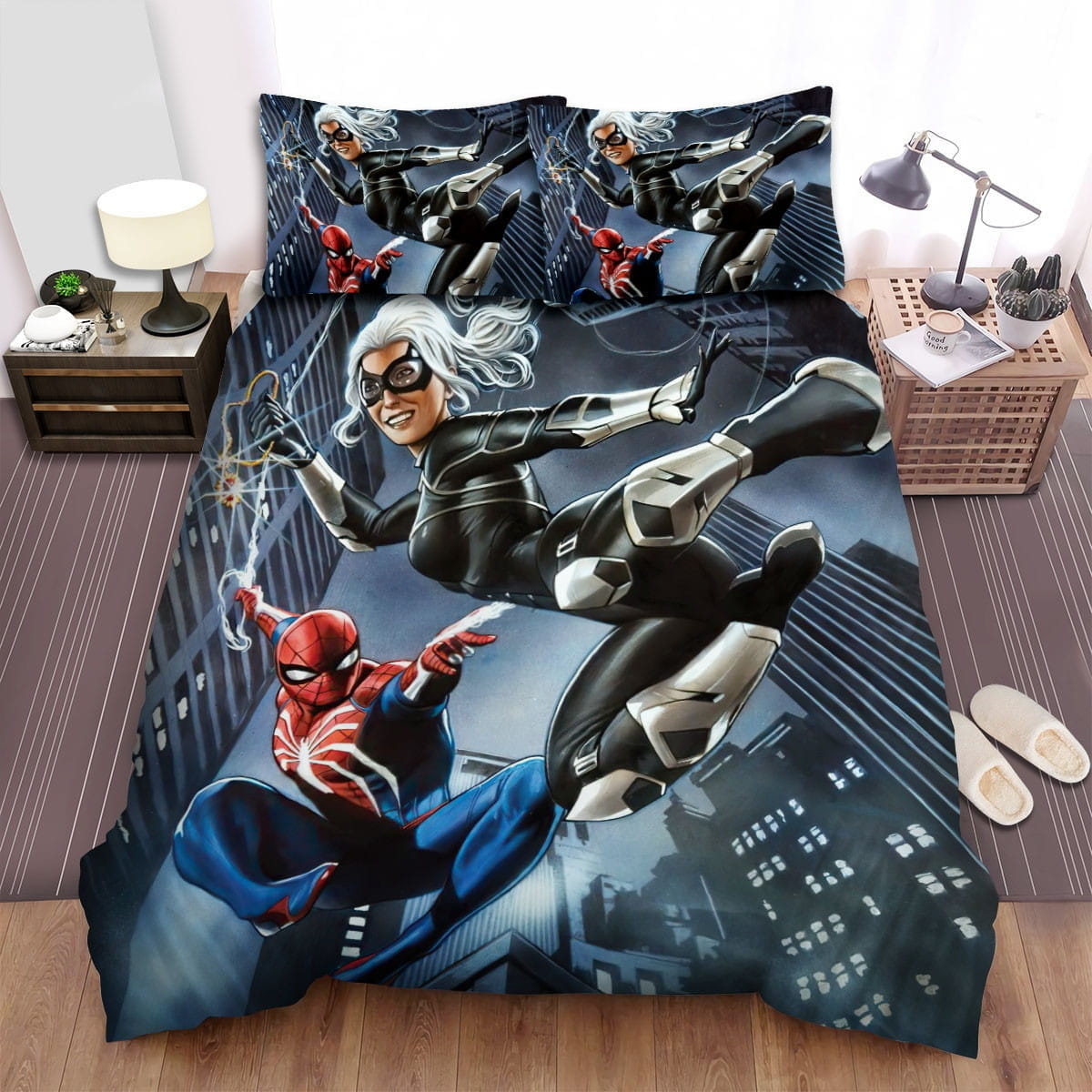 Spider-Man Game Burglar Bedding Sets Duvet Cover Flatsheet Pillowcases For Every Bedroom
