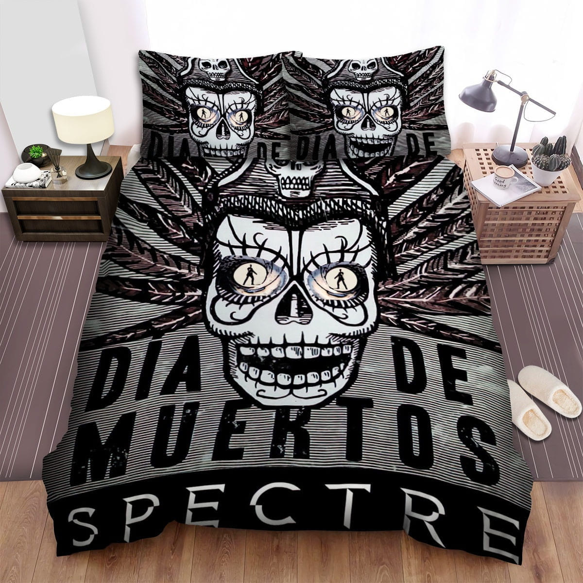 Spectre I Skullcap Art Bedding Sets Duvet Cover Flatsheet Pillowcases For Every Bedroom