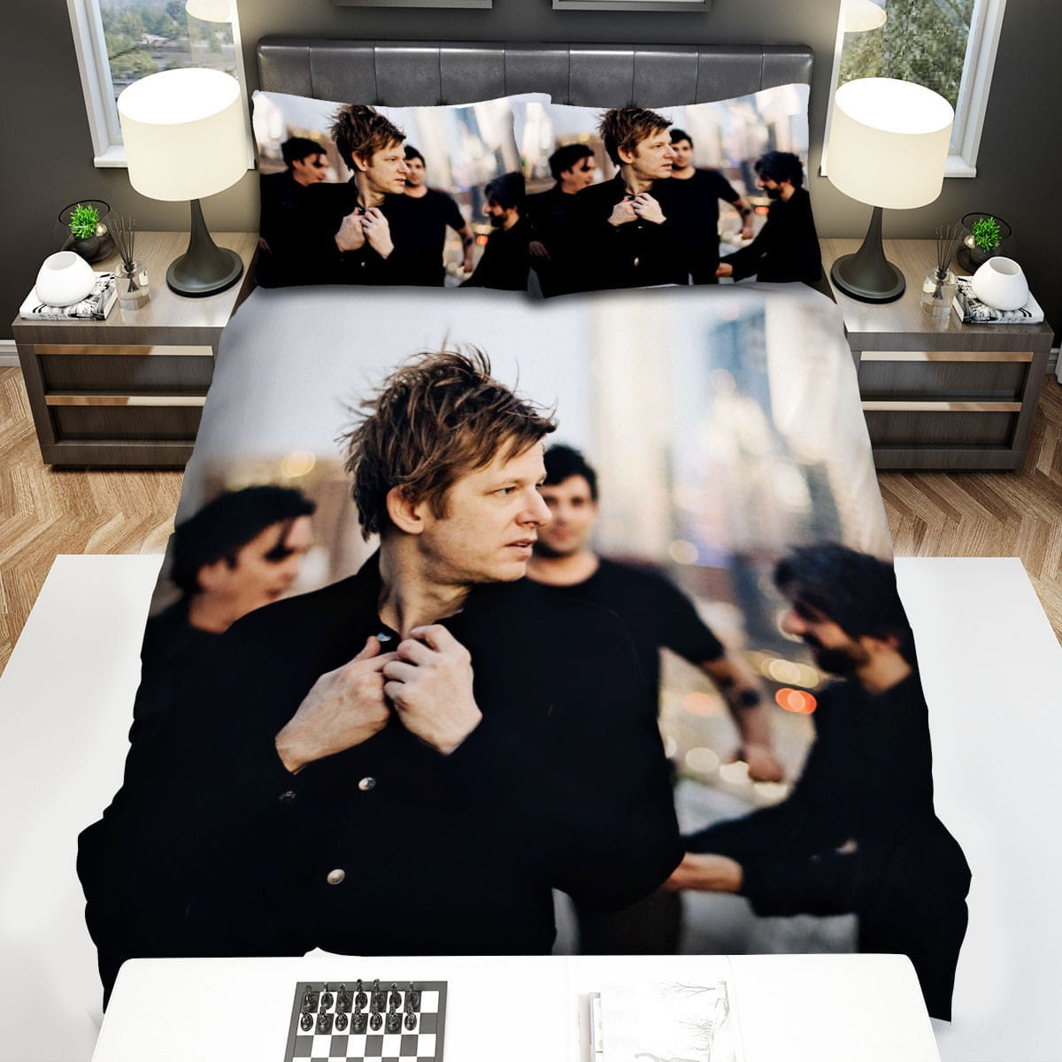 Spoon Band No Bullets Spent Bedding Sets Duvet Cover Flatsheet Gift For Wife Husband Besties