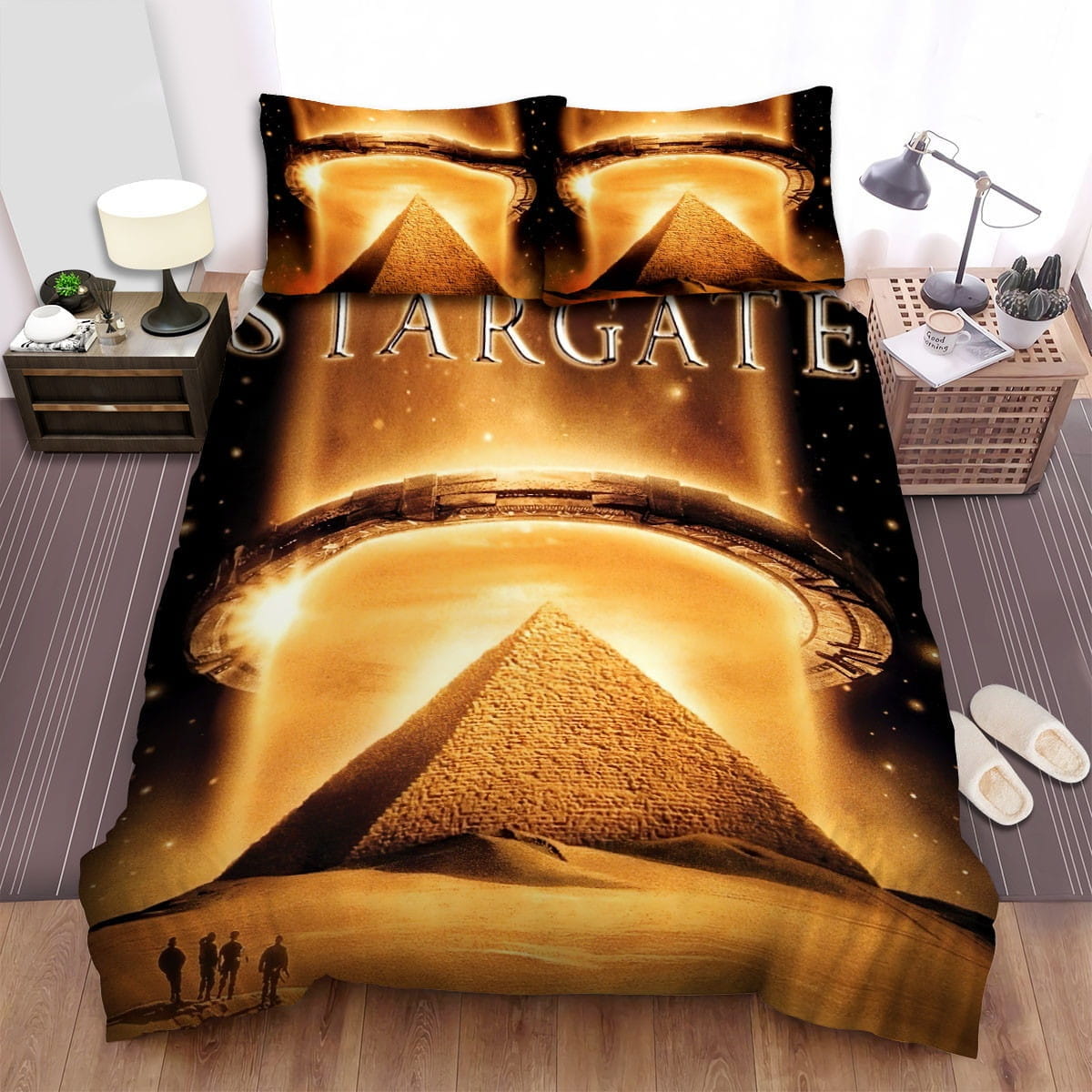 Stargate Movie Poster 1 Bedding Sets Duvet Cover Flatsheet Gift For Christmas Thanksgiving Halloween
