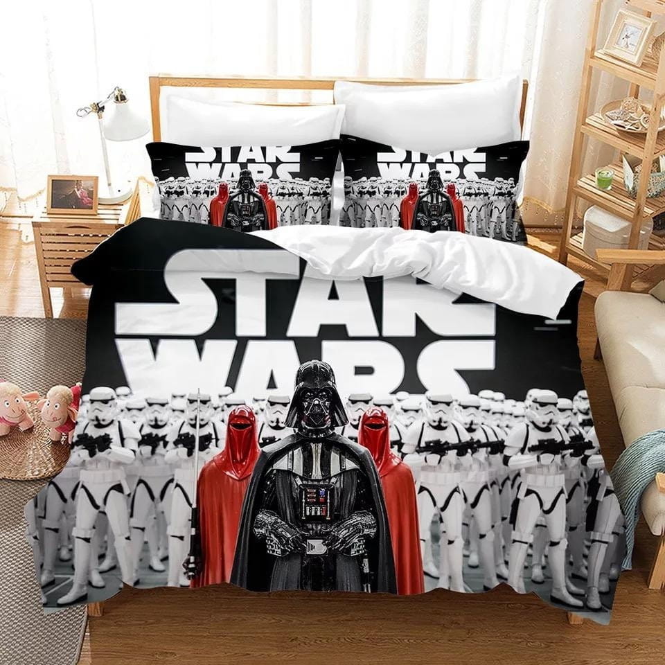 Star Wars Decorative Bedding Sets with Duvet Cover Flatsheet Pillowcases