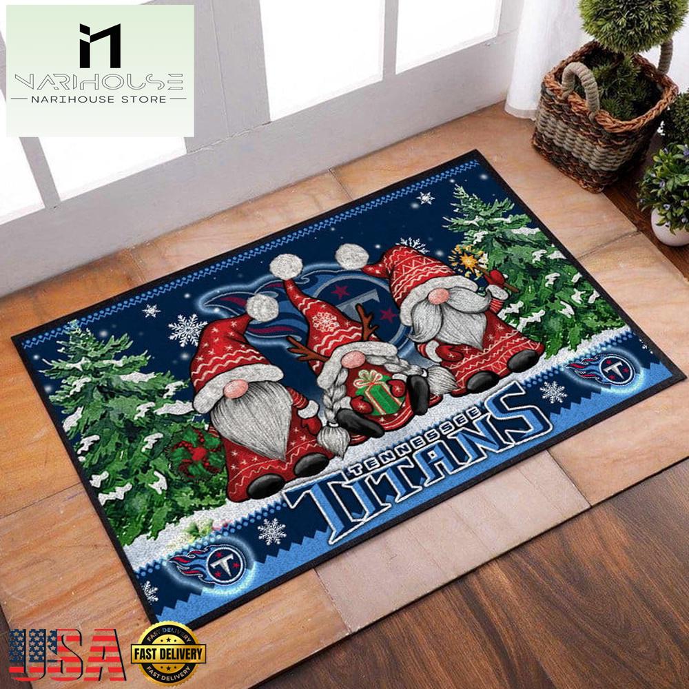 Nfl Tennessee Titans Christmas Doormat Decor , Outdoor Doormats