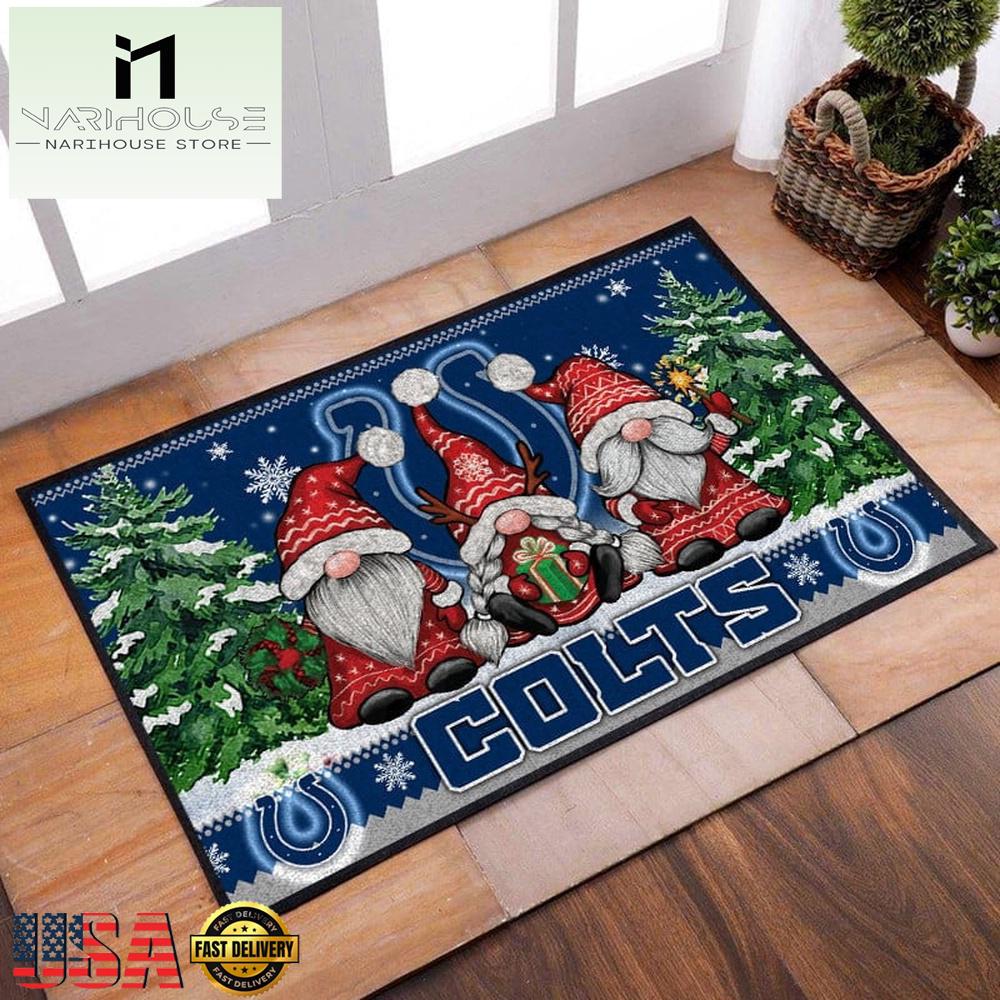 Nfl Indianapolis Colts Christmas Doormat Decor , Outdoor Doormats