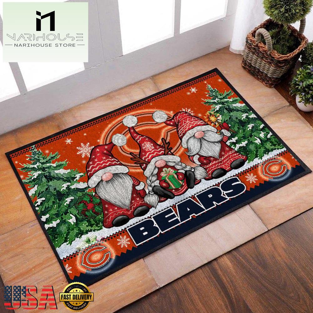 Nfl Chicago Bears Christmas Doormat Decor , Outdoor Doormats
