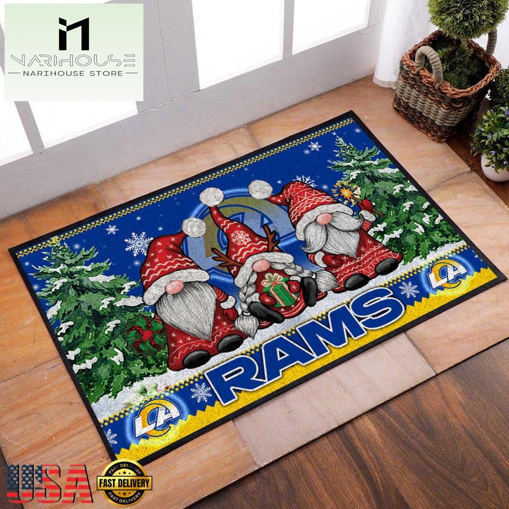 Nfl Los Angeles Rams Christmas Doormat Decor , Outdoor Doormats