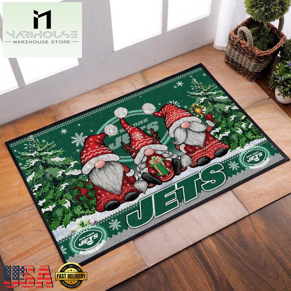 Nfl New York Jets Christmas Doormat Decor , Outdoor Doormats