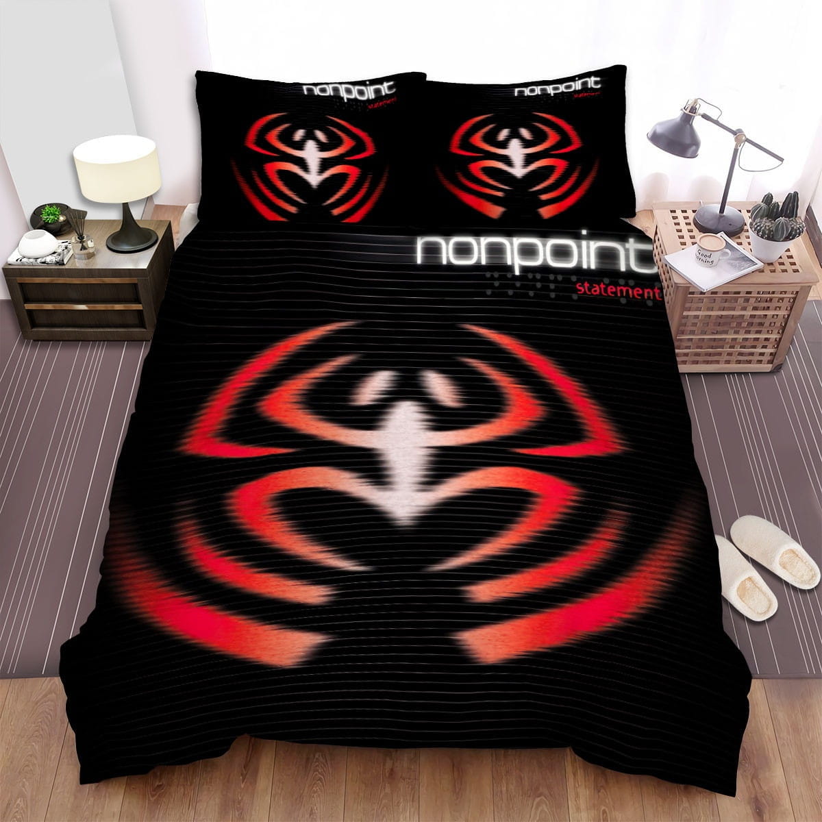 Statement Nonpoint Bedding Sets Duvet Cover Flatsheet Gift For Wife Husband Besties