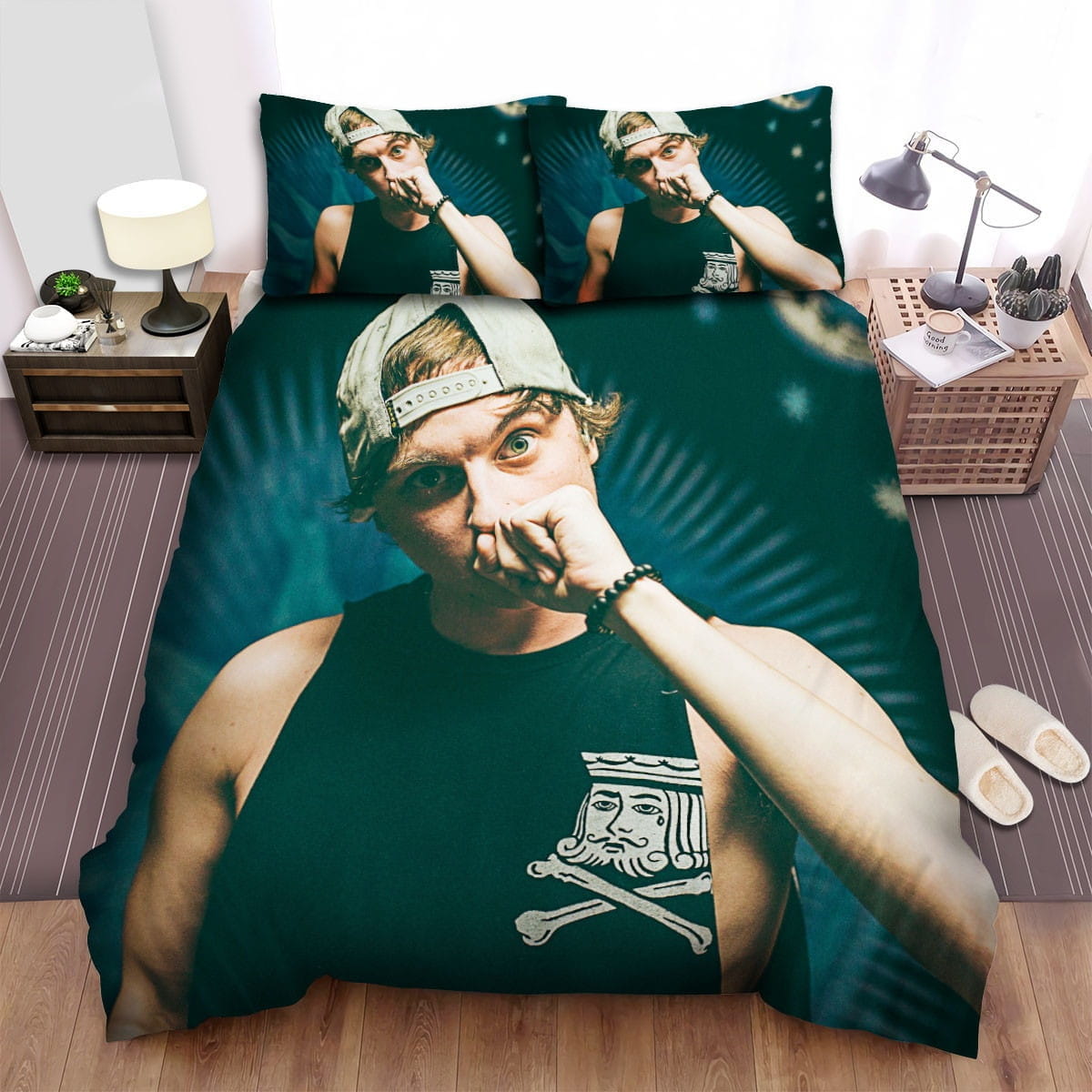 State Champs Big Eyes Bedding Sets Duvet Cover Flatsheet Gift For Christmas Thanksgiving Halloween