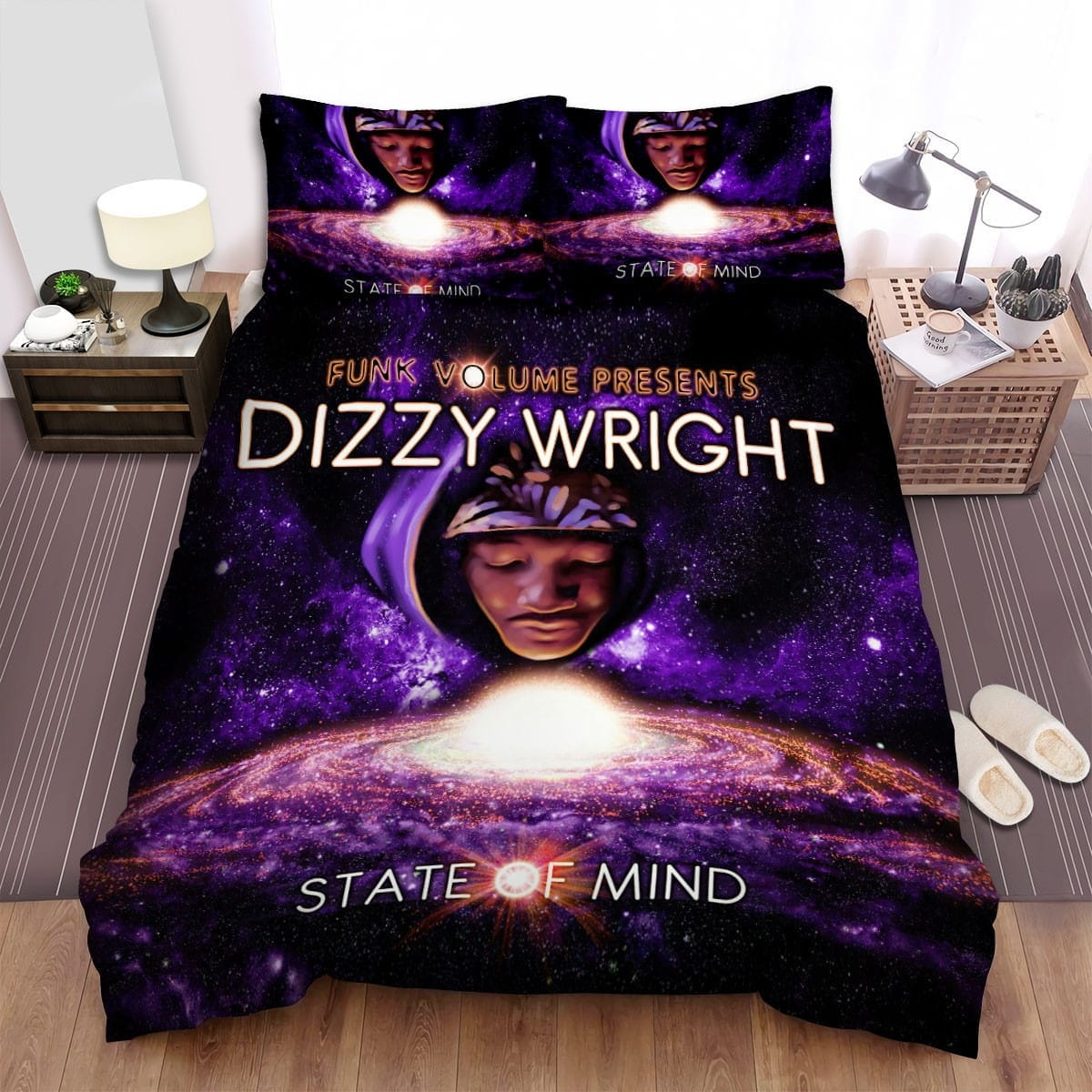 State Of Mind Dizzy Wright Bedding Sets Duvet Cover Flatsheet Pillowcases Perfect Gift For Fans