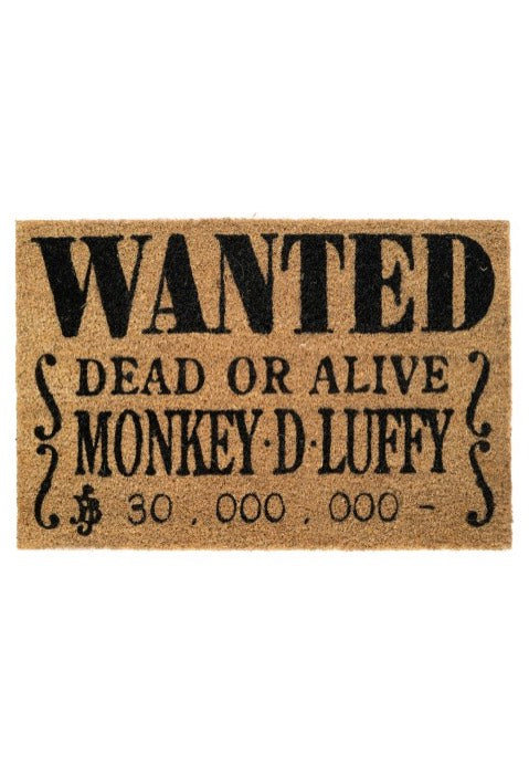 One Piece Wanted Doormat