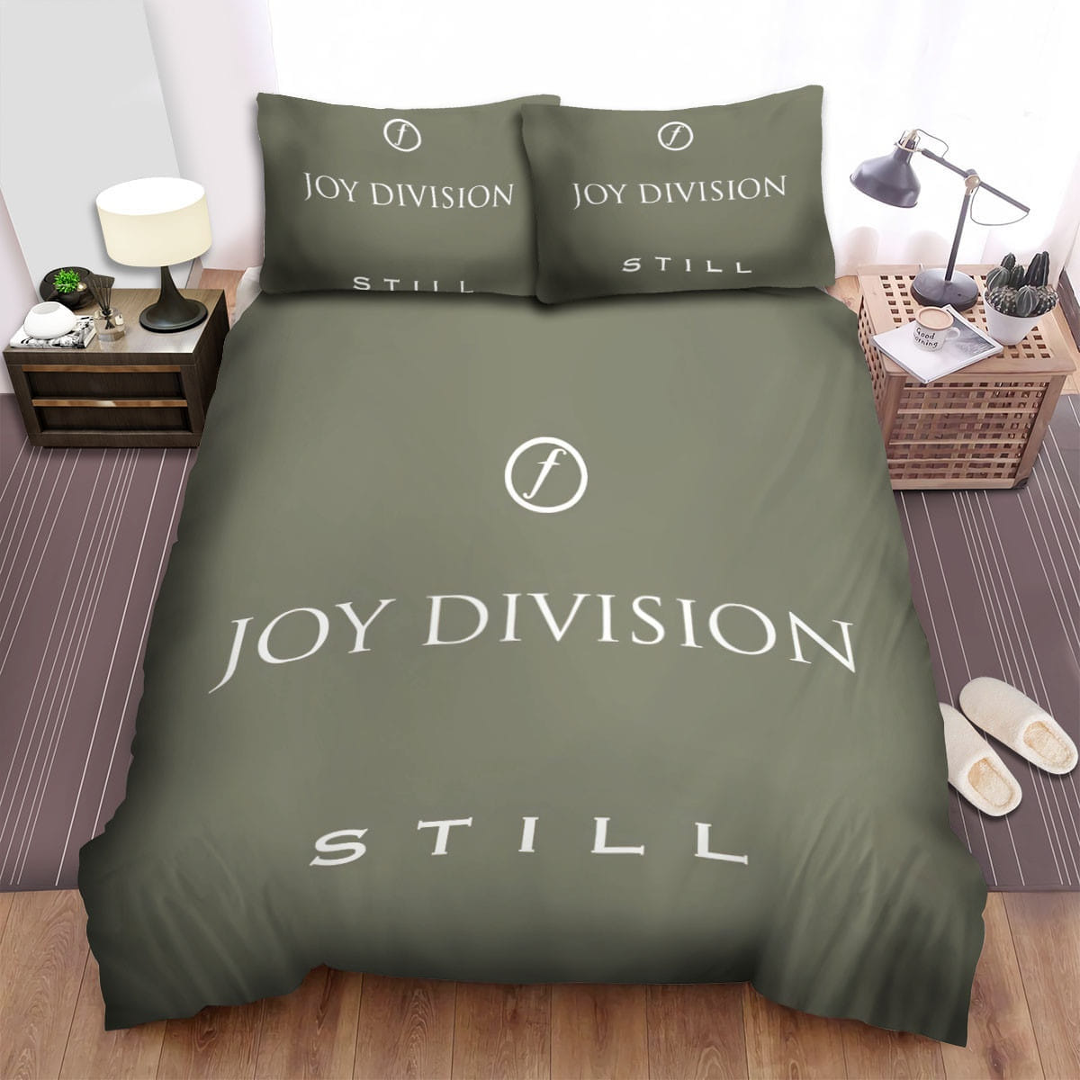 Still Joy Division Decorative Bedding Sets with Duvet Cover Flatsheet Pillowcases