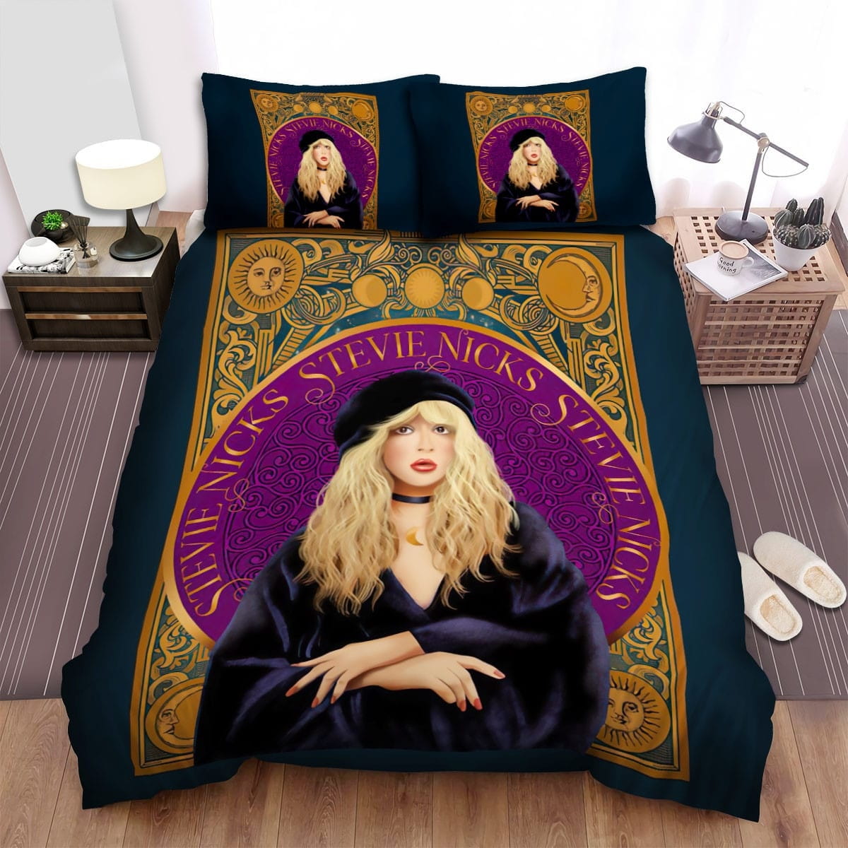Stevie Nicks Bedding Set Duvet Cover Gift For Christmas Birthday Thanksgiving