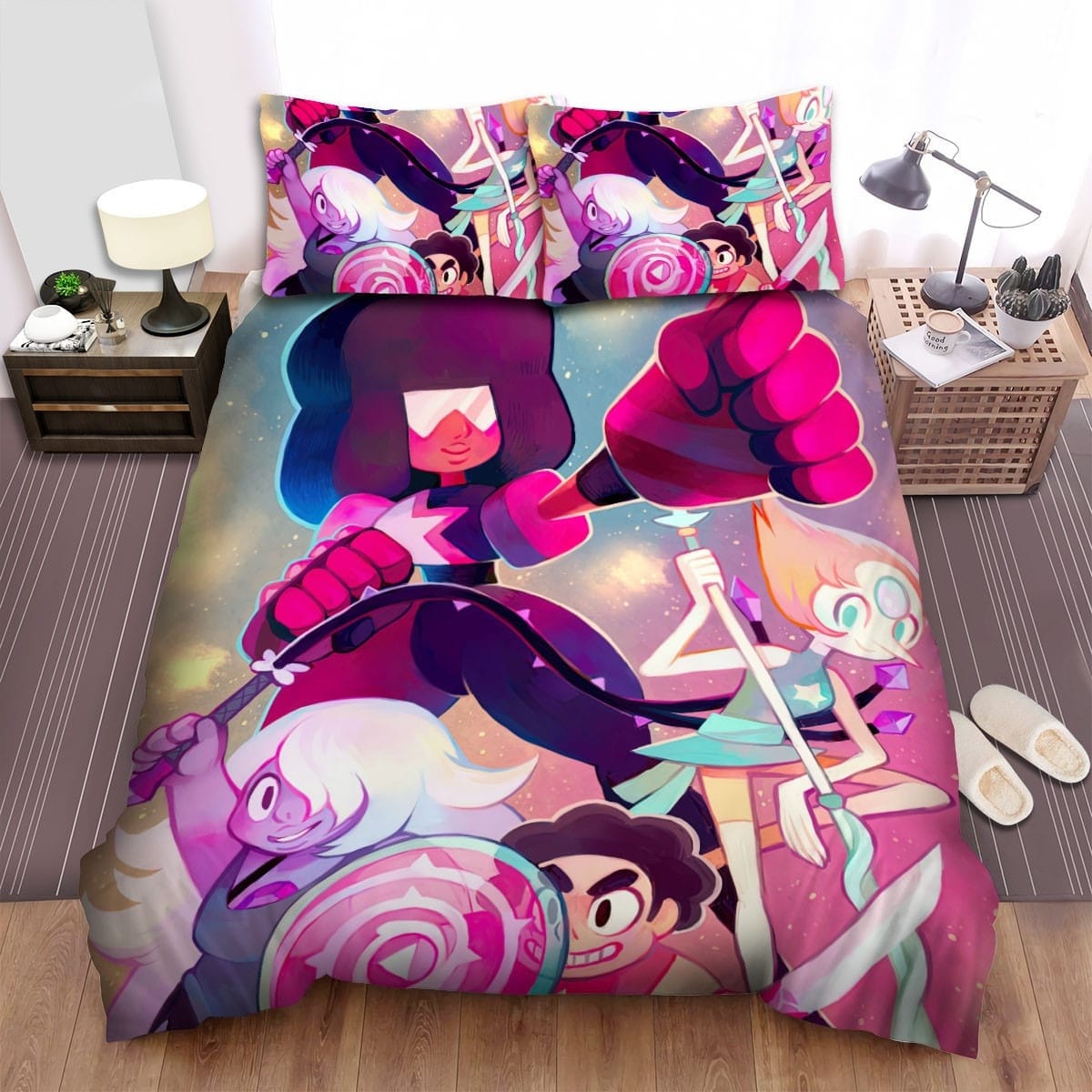Steven Universe Movie Art 5 Decorative Bedding Sets with Duvet Cover Flatsheet Pillowcases