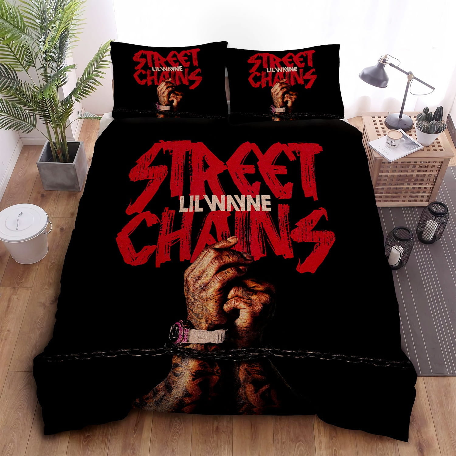 Street Chains Bedding Sets Duvet Cover Flatsheet Gift For Christmas Thanksgiving Halloween