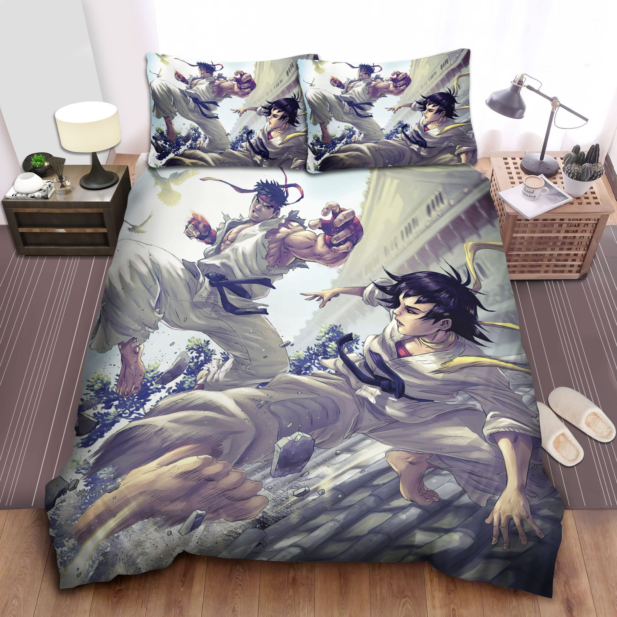 Street Fighter Ryu Fighting Bedding Sets Duvet Cover Flatsheet Pillowcases For Every Bedroom