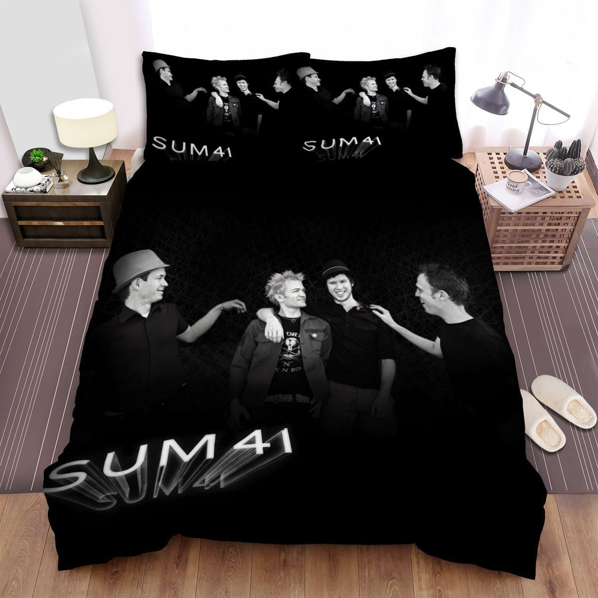 Sum 41 Black And White Bedding Sets Duvet Cover Flatsheet Pillowcases For Every Bedroom