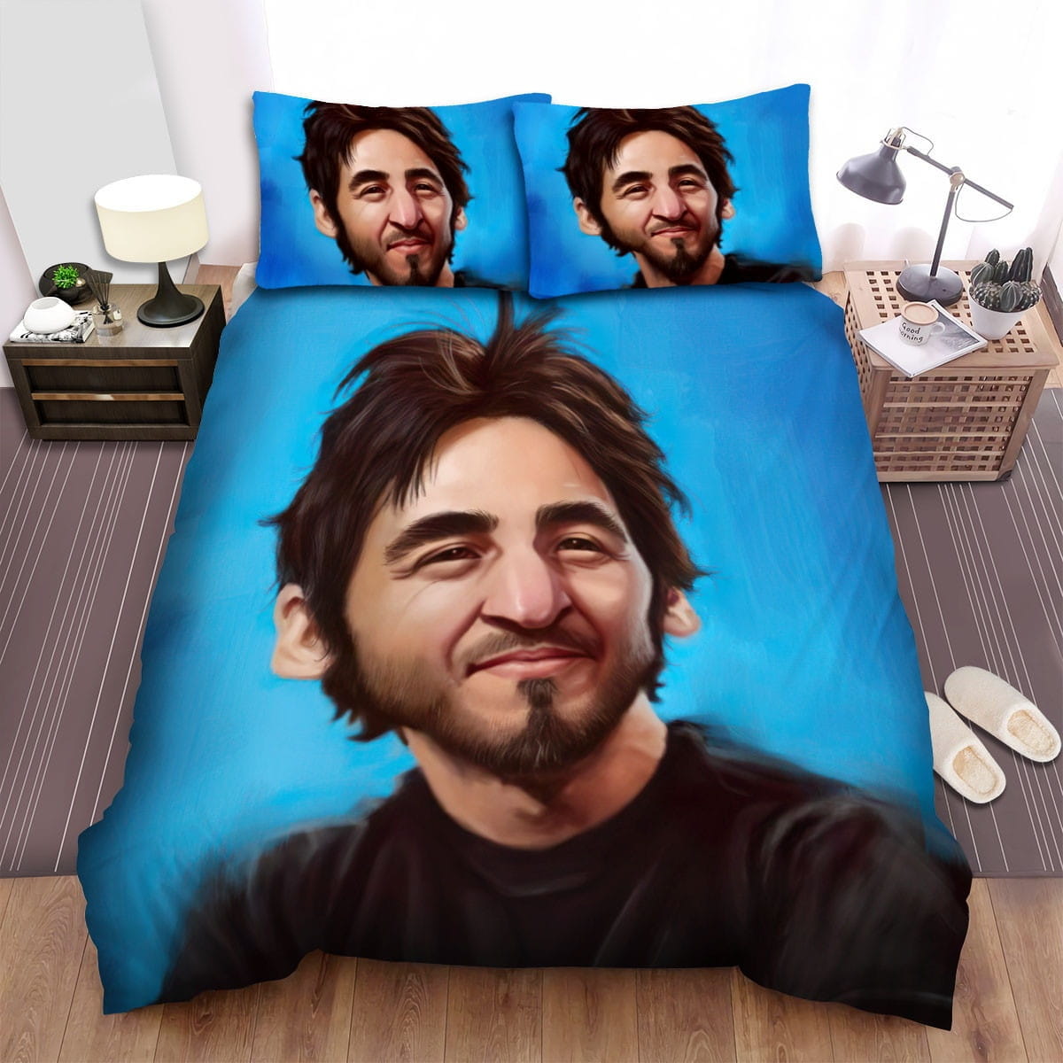 Sully Erna Paint Bedding Sets Duvet Cover Flatsheet Gift For Christmas Thanksgiving Halloween