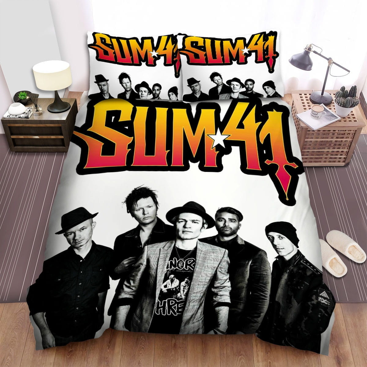 Sum 41 Bedding Set Duvet Cover Gift For Christmas Birthday Thanksgiving