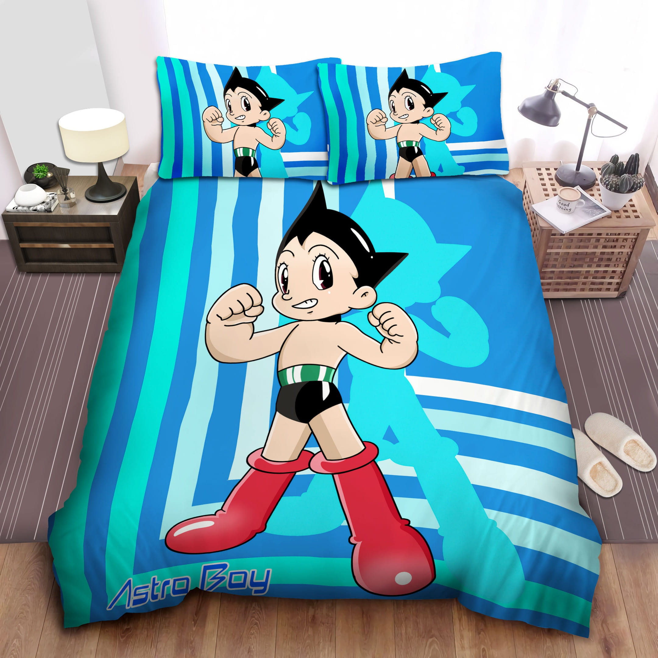 Strong Atom Bedding Set Duvet Cover Gift For Christmas Birthday Thanksgiving