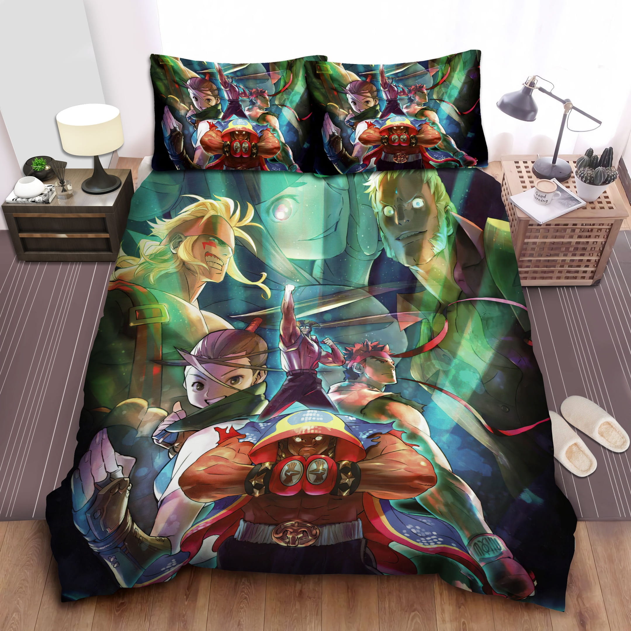 Street Fighter V Bedding Sets Duvet Cover Flatsheet Pillowcases Perfect Gift For Fans