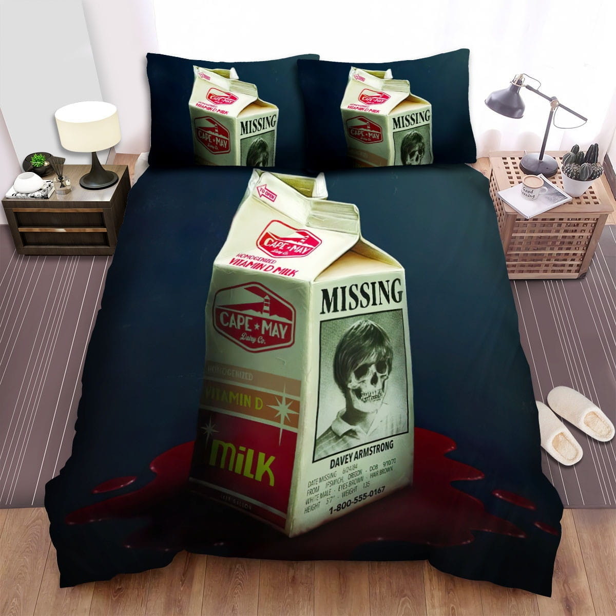 Summer Of 84 Milk Bedding Set Duvet Cover Gift For Christmas Birthday Thanksgiving