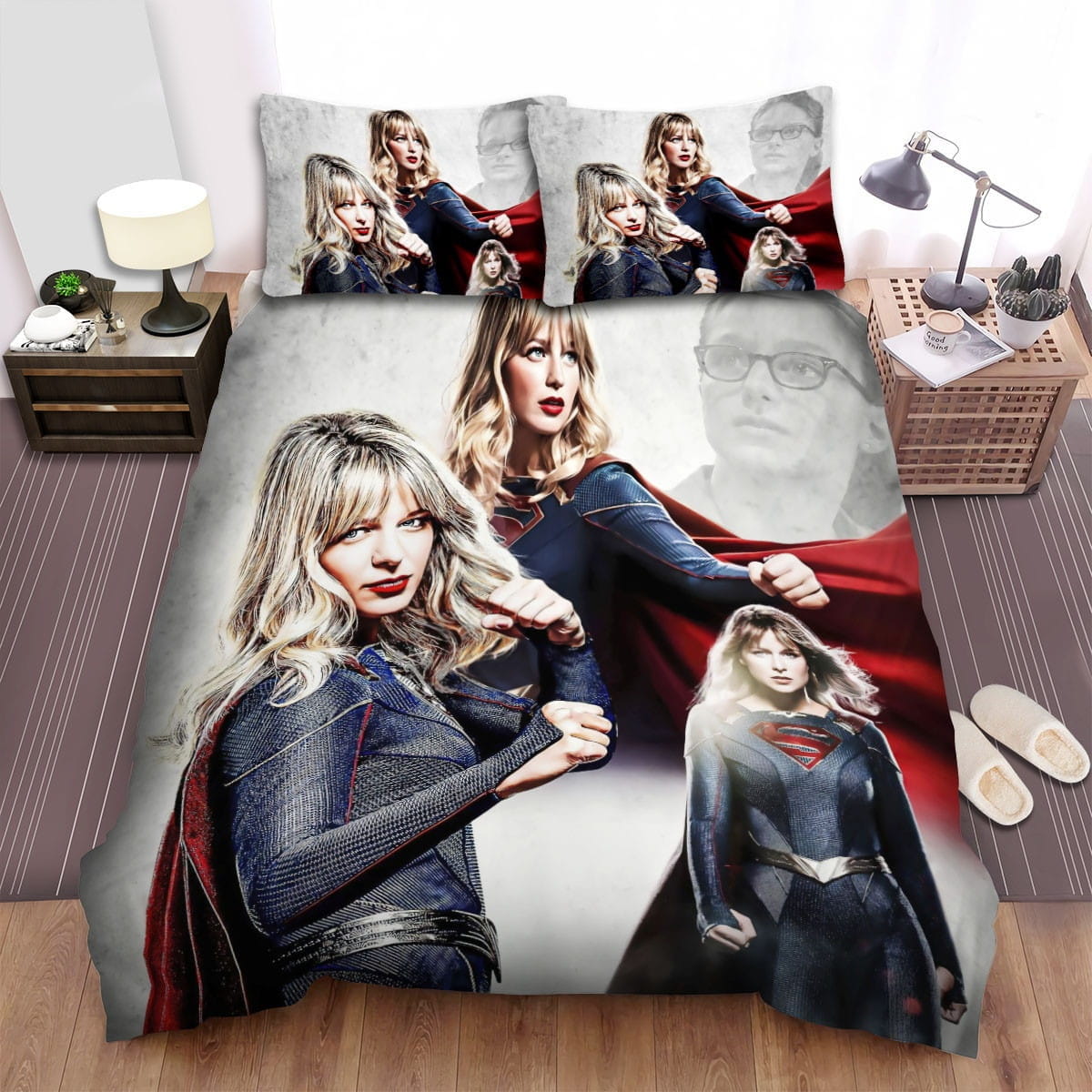 Supergirl Movie Art 8 Bedding Sets Duvet Cover Flatsheet Gift For Wife Husband Besties