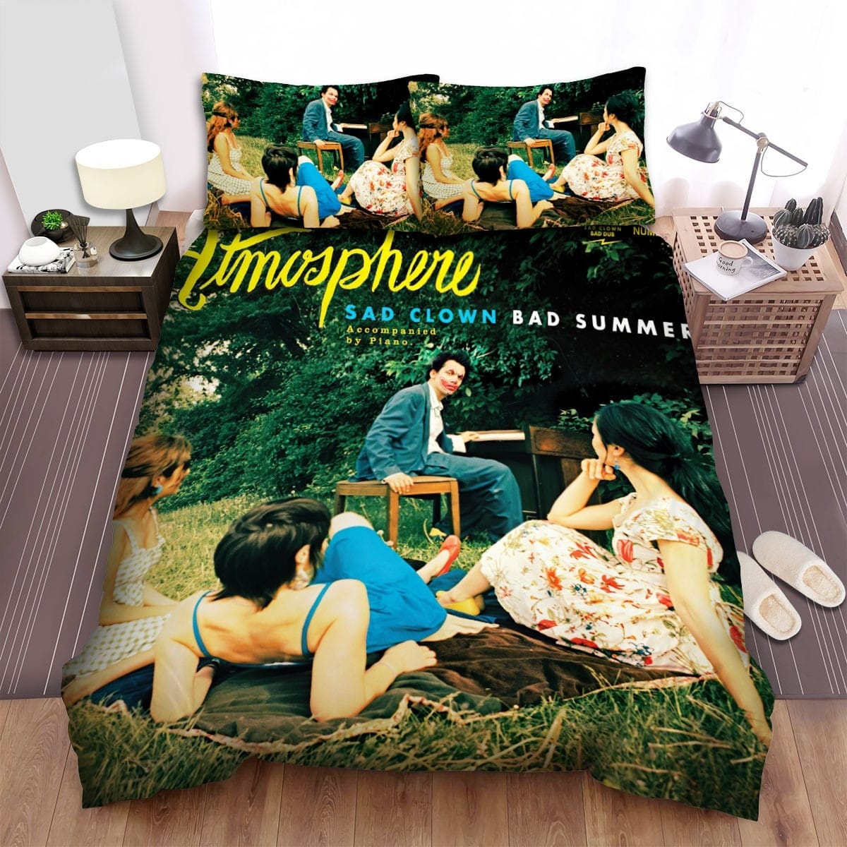 Sunshine Atmosphere Band Bedding Sets Duvet Cover Flatsheet Gift For Christmas Thanksgiving Halloween