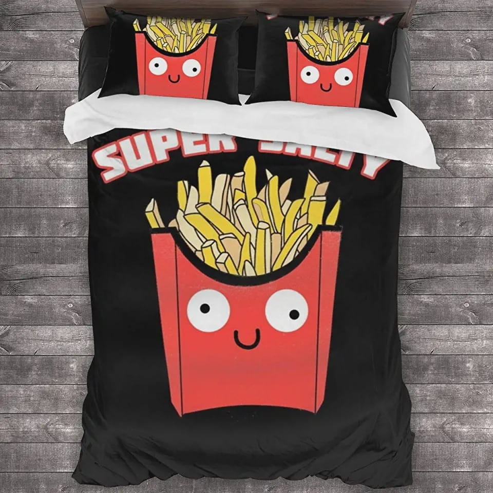 Super Salty French Fries Bedding Sets Duvet Cover Flatsheet Pillowcases For Every Bedroom