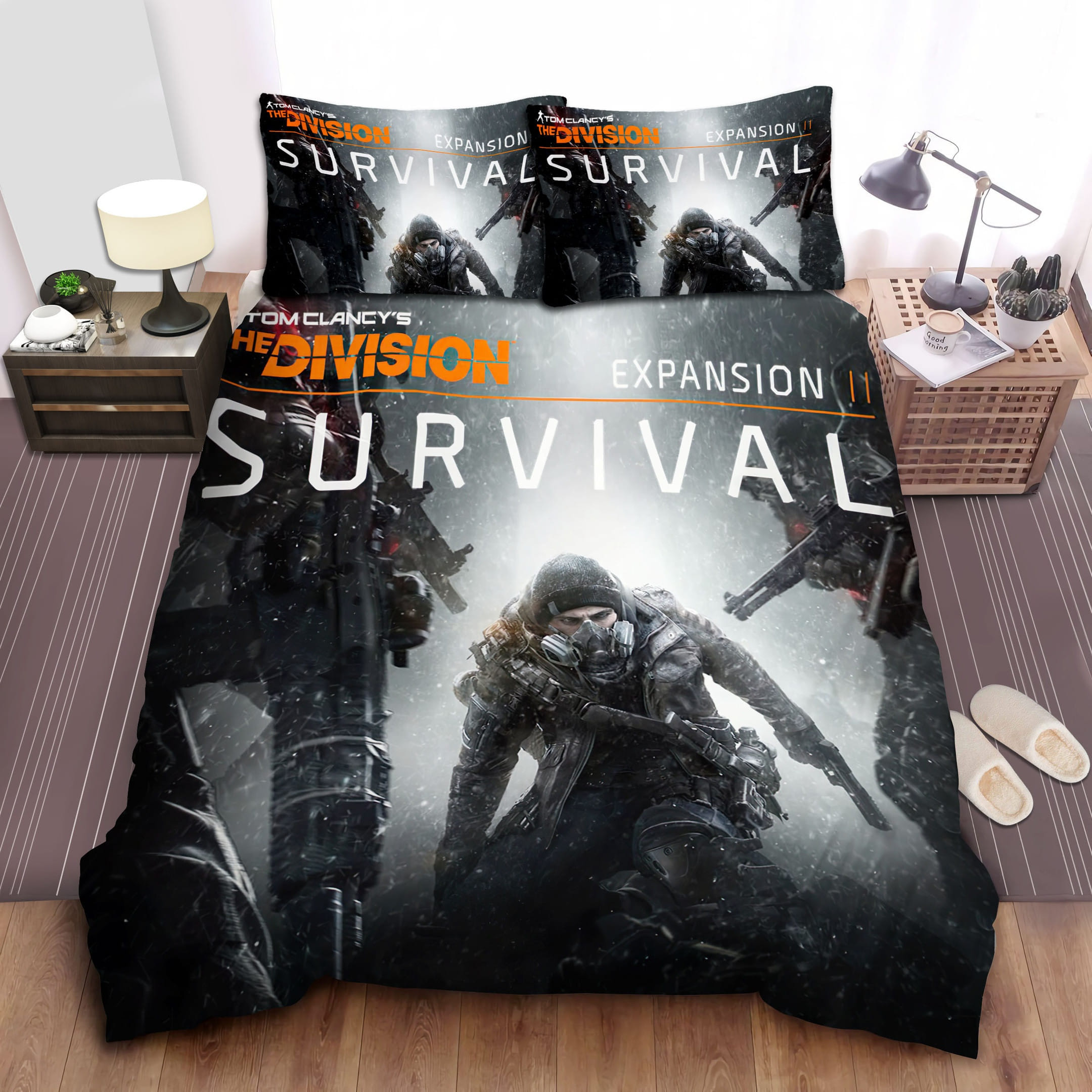 Survival Decorative Bedding Sets with Duvet Cover Flatsheet Pillowcases
