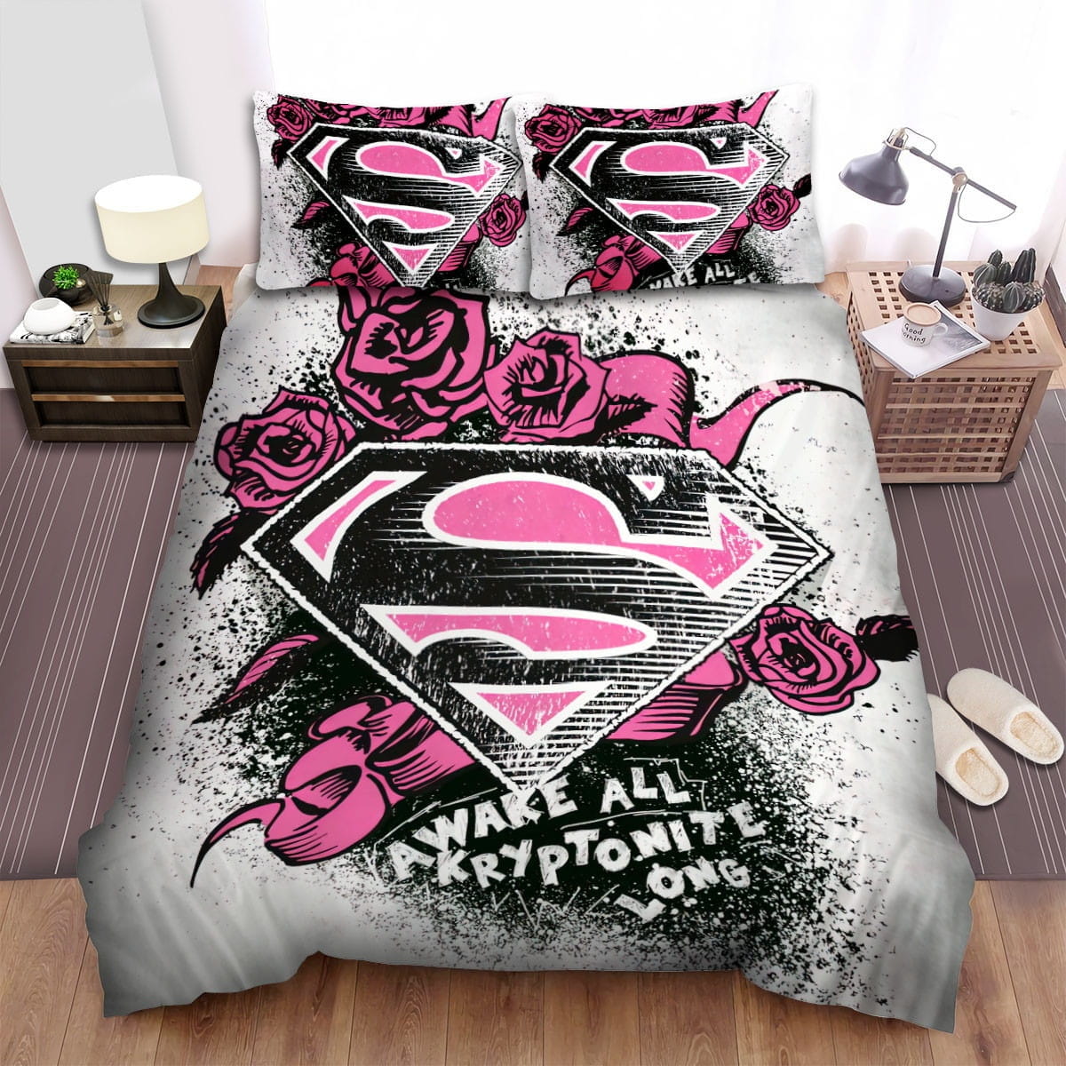 Symbols Of Hope Rockabilly Decorative Bedding Sets with Duvet Cover Flatsheet Pillowcases