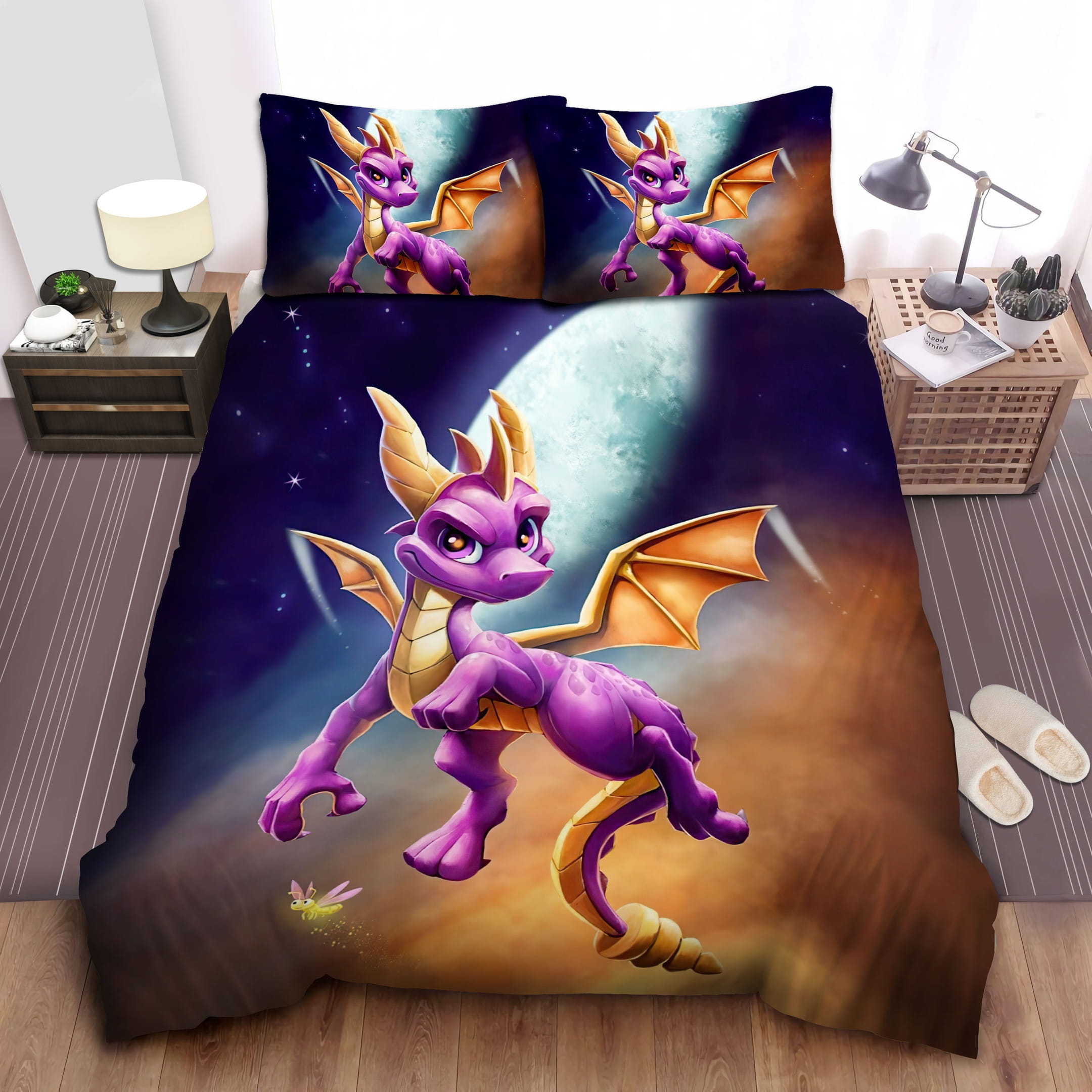 Sypro And Strange Star Decorative Bedding Sets with Duvet Cover Flatsheet Pillowcases