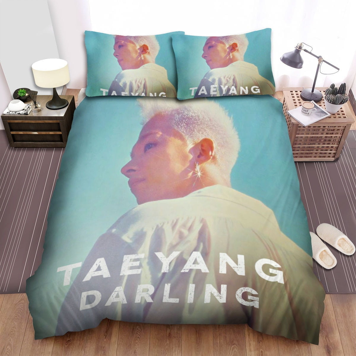Taeyang Darling Bedding Sets Duvet Cover Flatsheet Gift For Wife Husband Besties