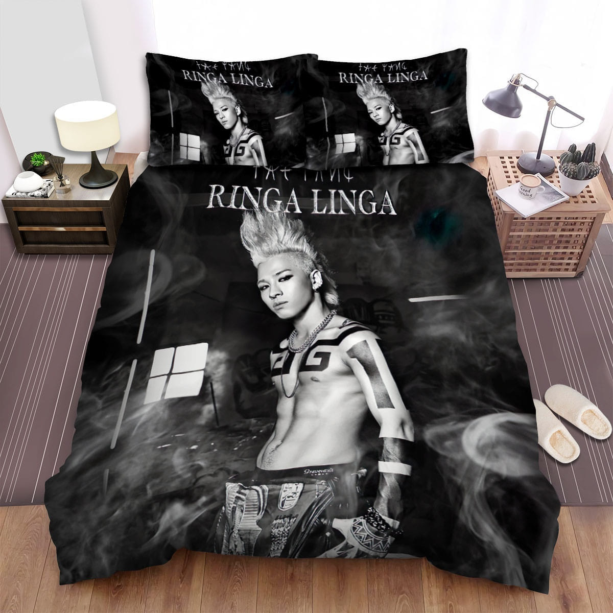 Taeyang Muscles Decorative Bedding Sets with Duvet Cover Flatsheet Pillowcases