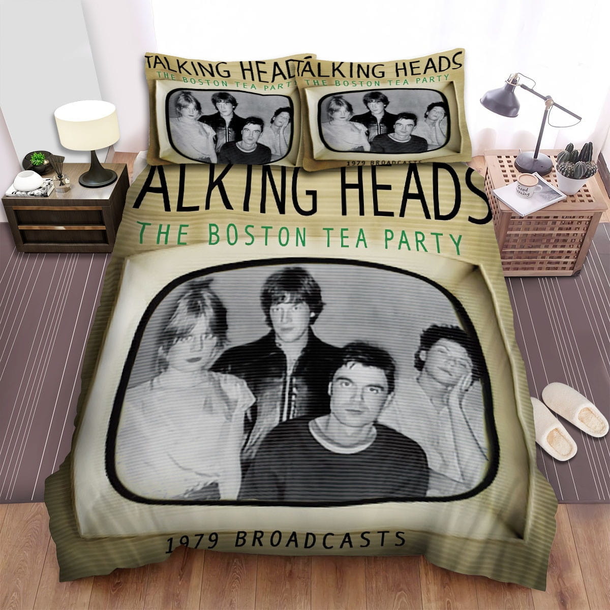 Talking Heads Music Band Tv Bedding Sets Duvet Cover Flatsheet Pillowcase