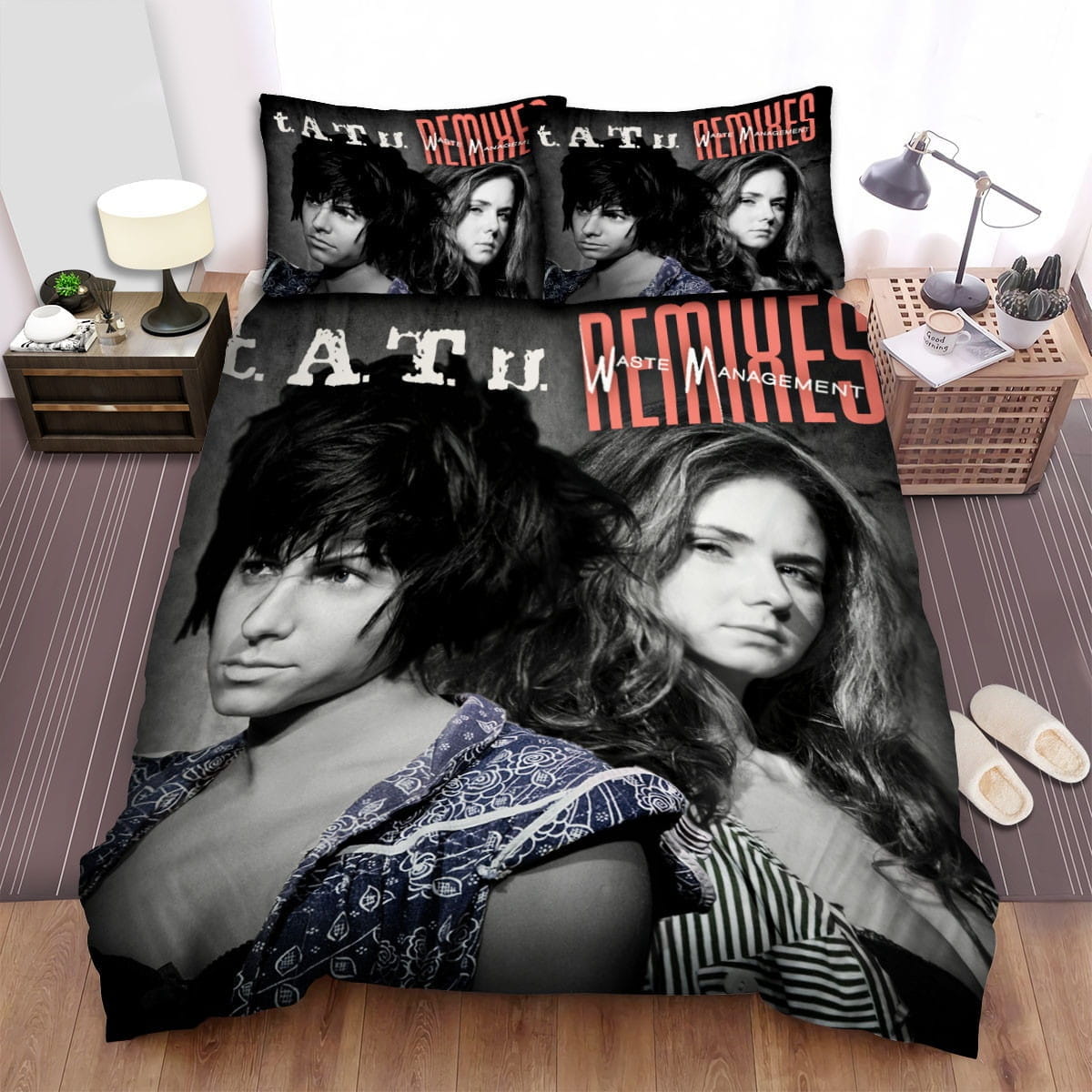 TATU Album Cover Bedding Sets Duvet Cover Flatsheet Pillowcases For Every Bedroom