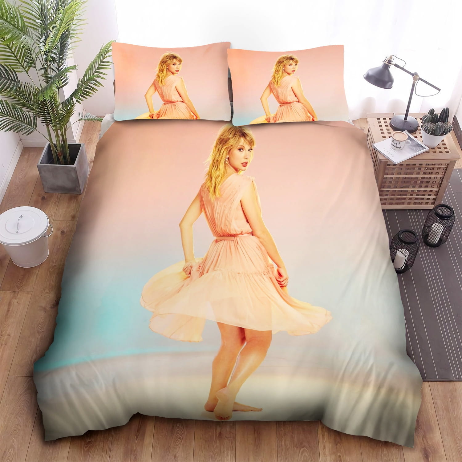 Taylor Swift Bedding Sets Duvet Cover Flatsheet Gift For Christmas Thanksgiving Halloween