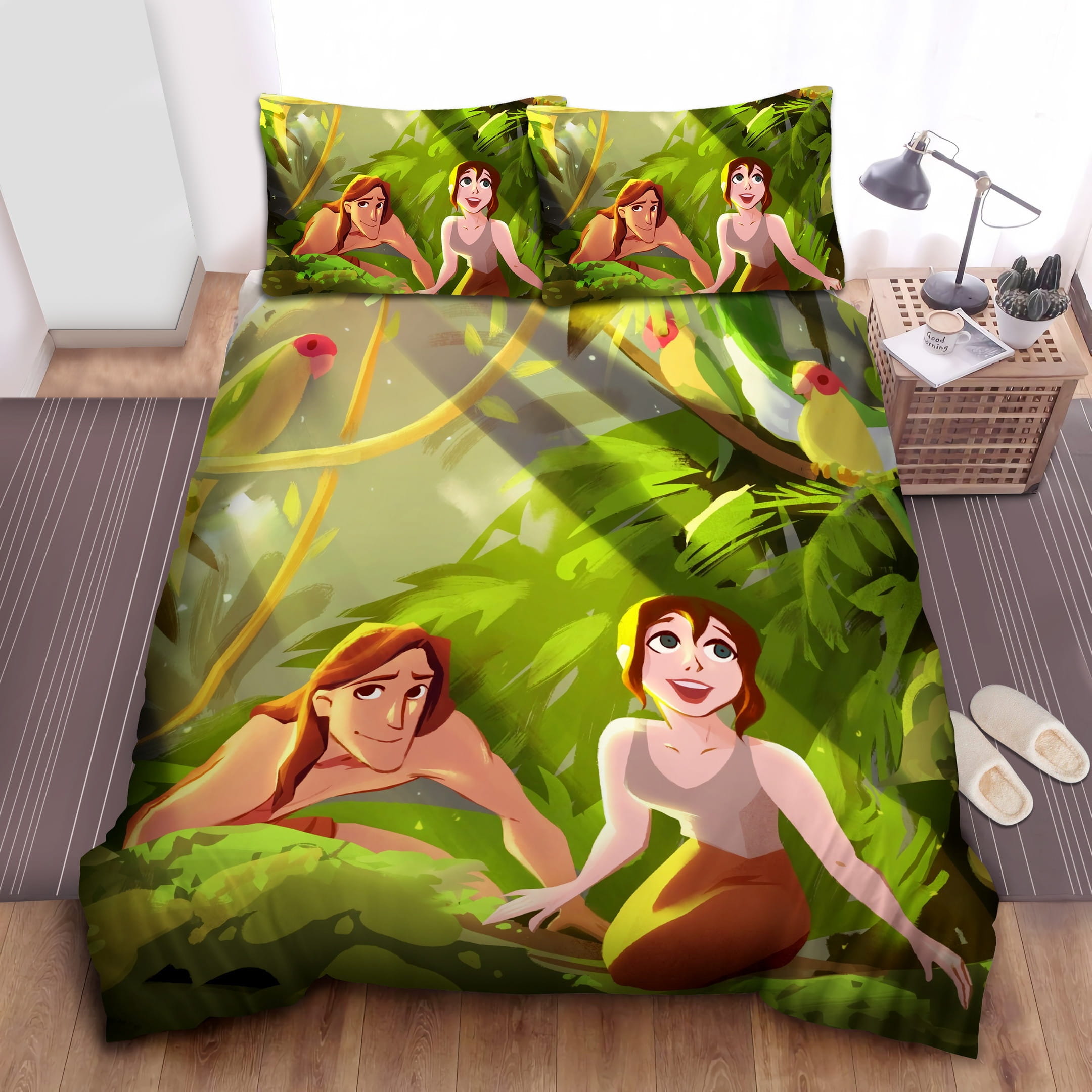 Tarzan Jane Bedding Sets Duvet Cover Flatsheet Gift For Wife Husband Besties