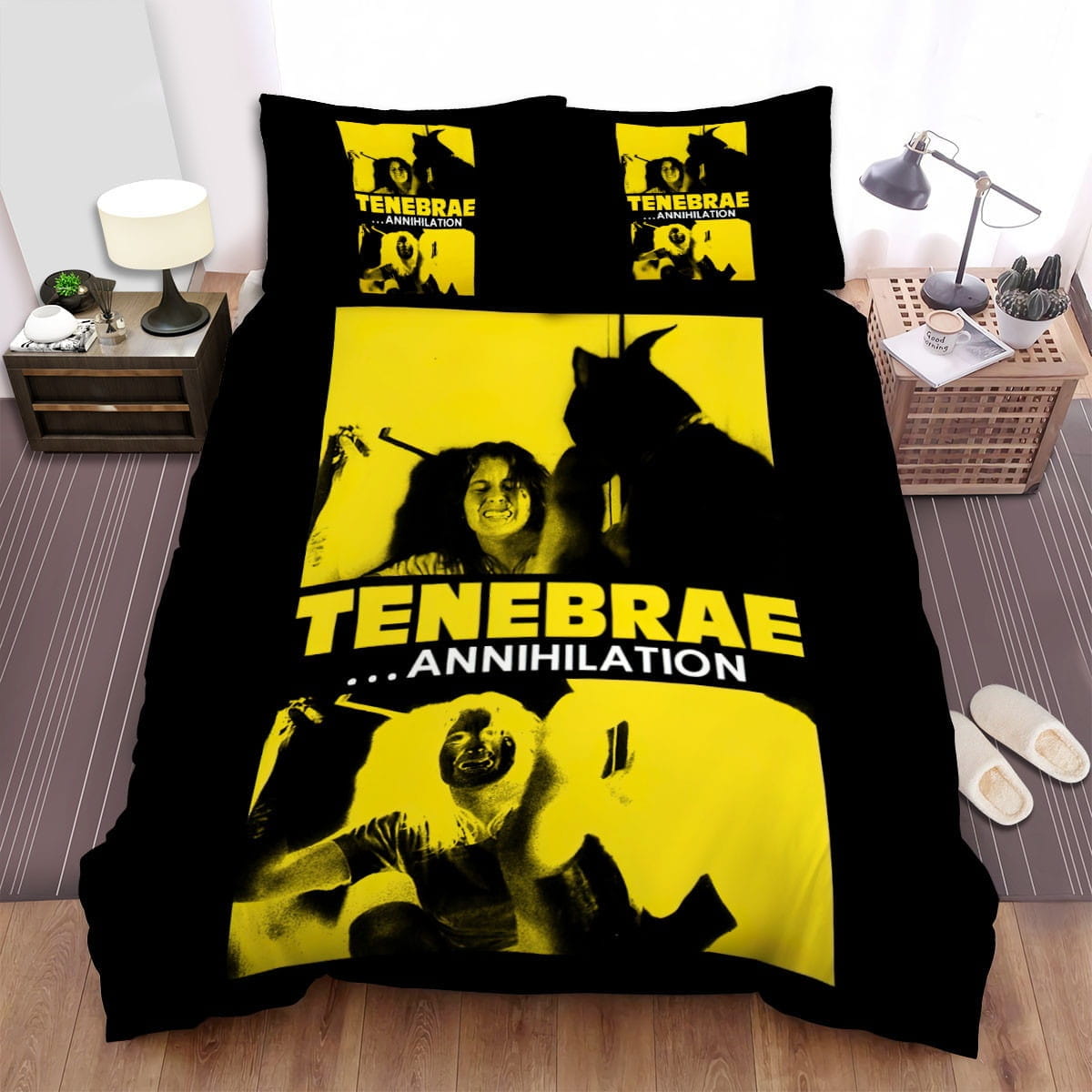 Tenebrae Annihilation Decorative Bedding Sets with Duvet Cover Flatsheet Pillowcases