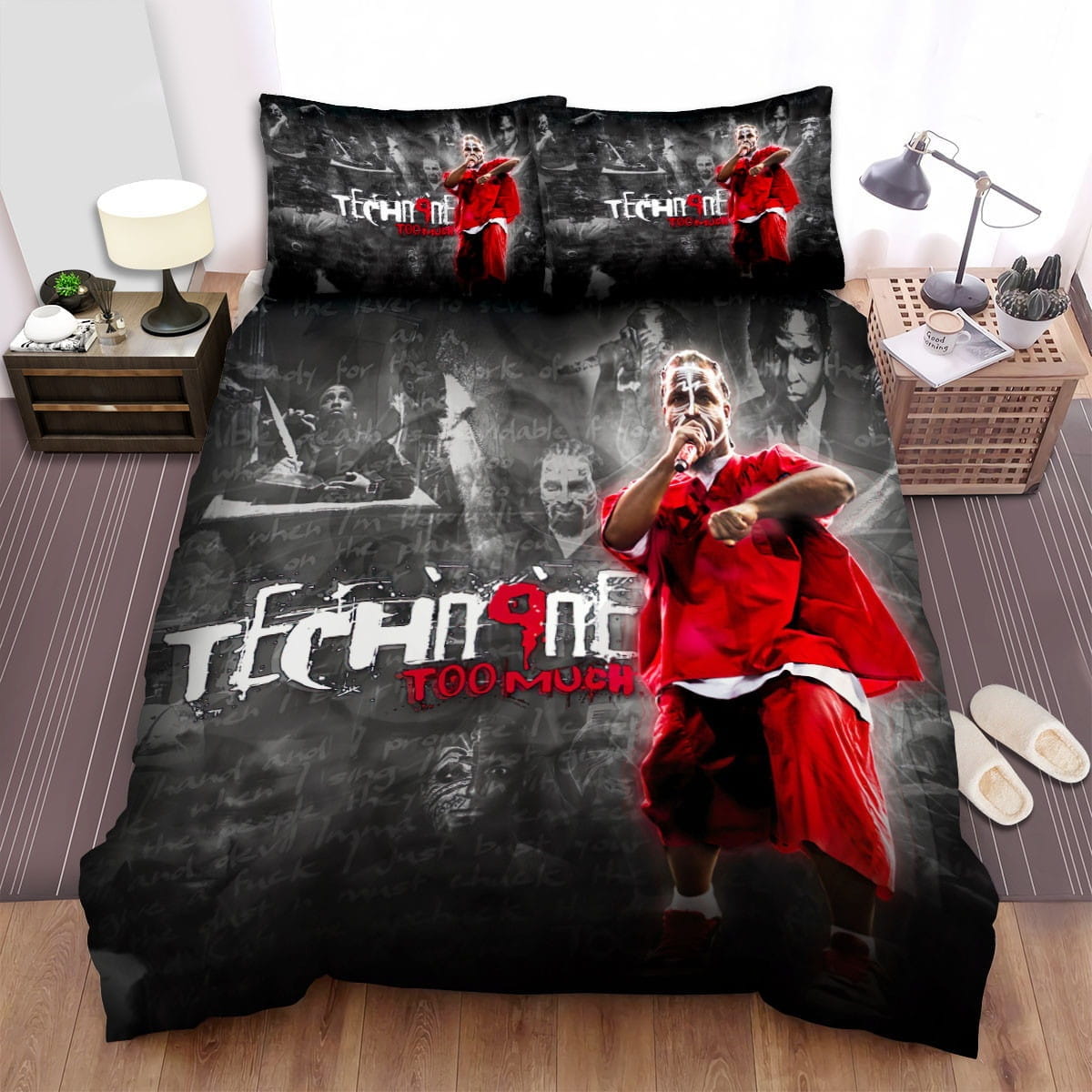 Tech N9ne Too Much Bedding Sets Duvet Cover Flatsheet Pillowcases Perfect Gift For Fans