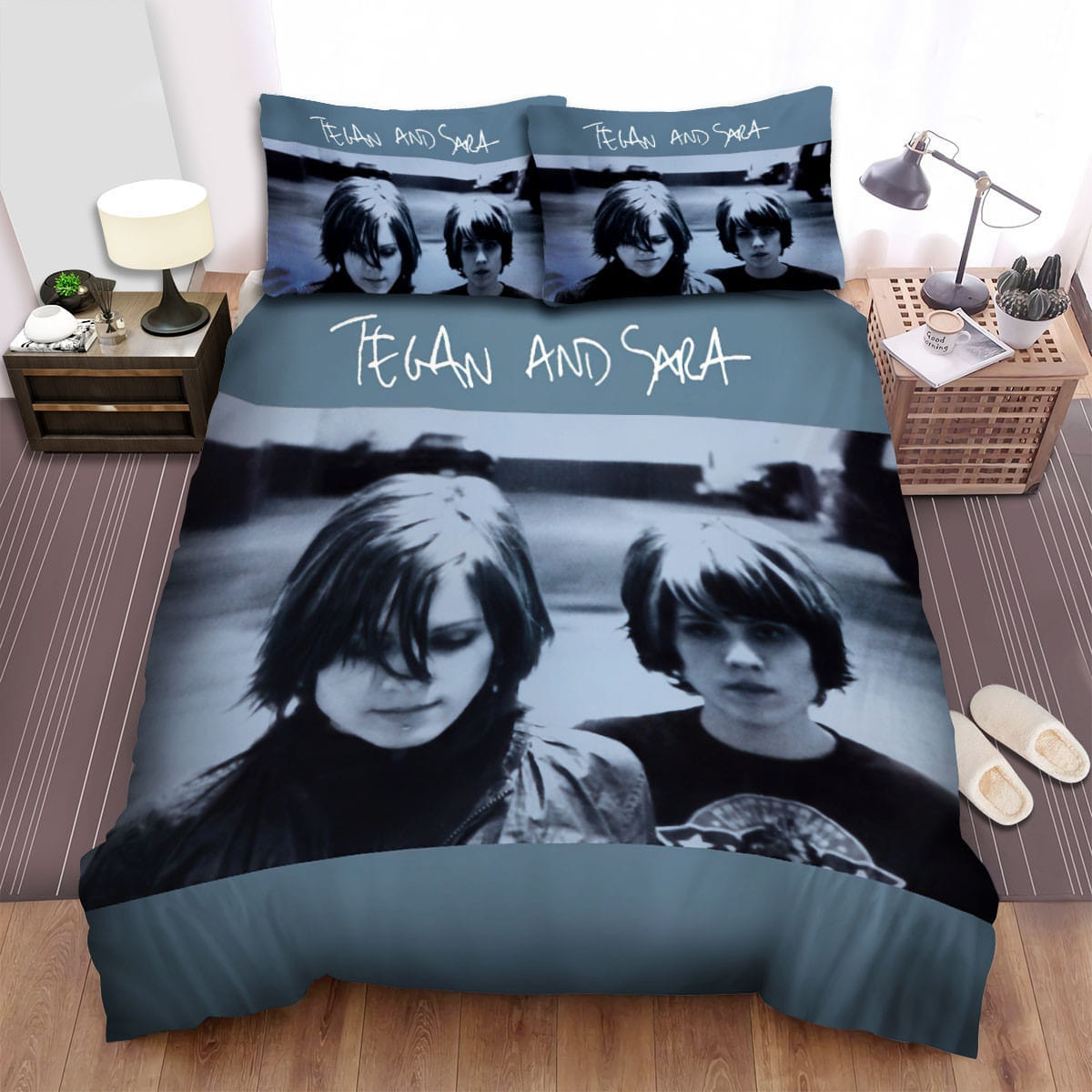 Tegan And Sara Bedding Sets Duvet Cover Flatsheet Gift For Christmas Thanksgiving Halloween