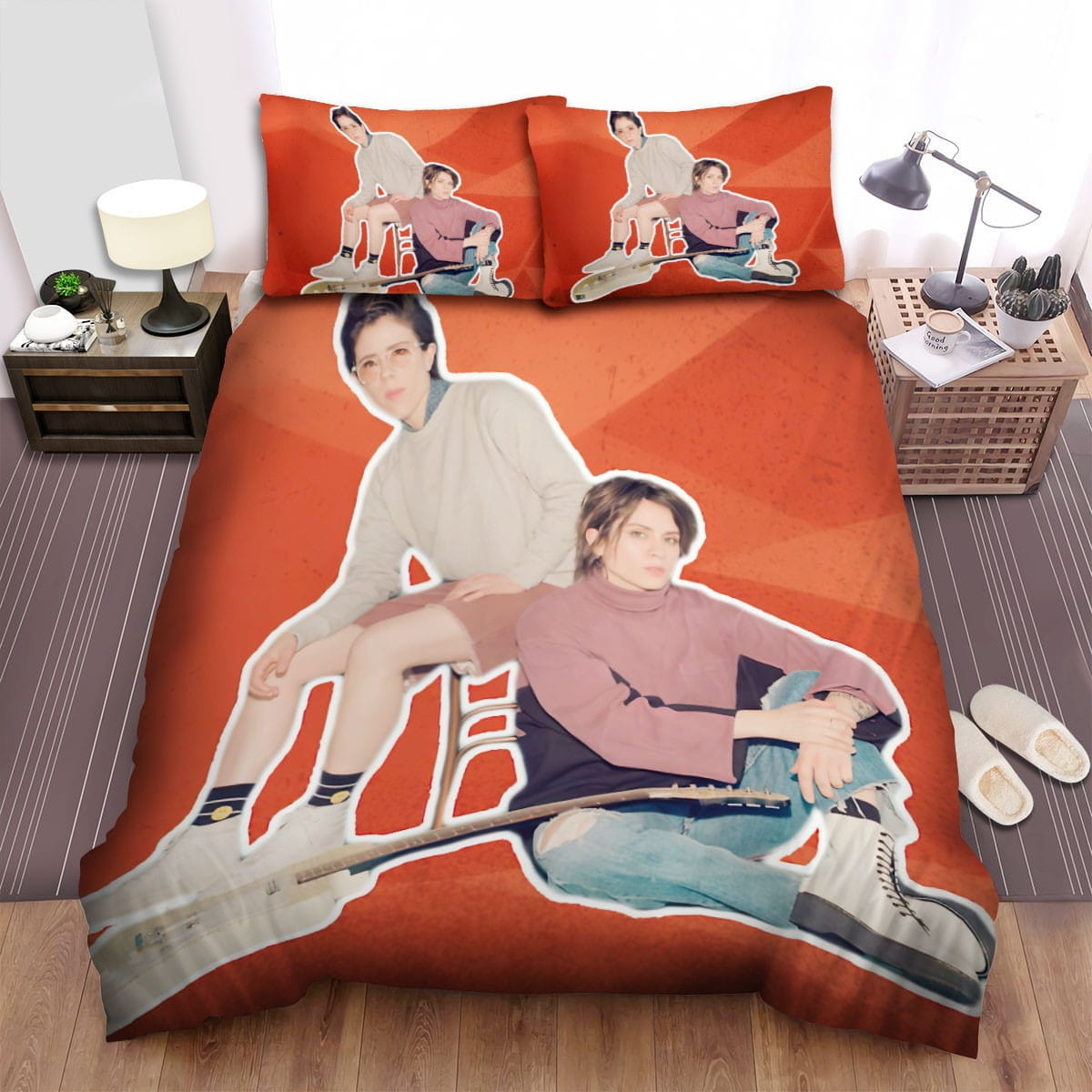Tegan And Sara Bedding Sets Duvet Cover Flatsheet Pillowcase