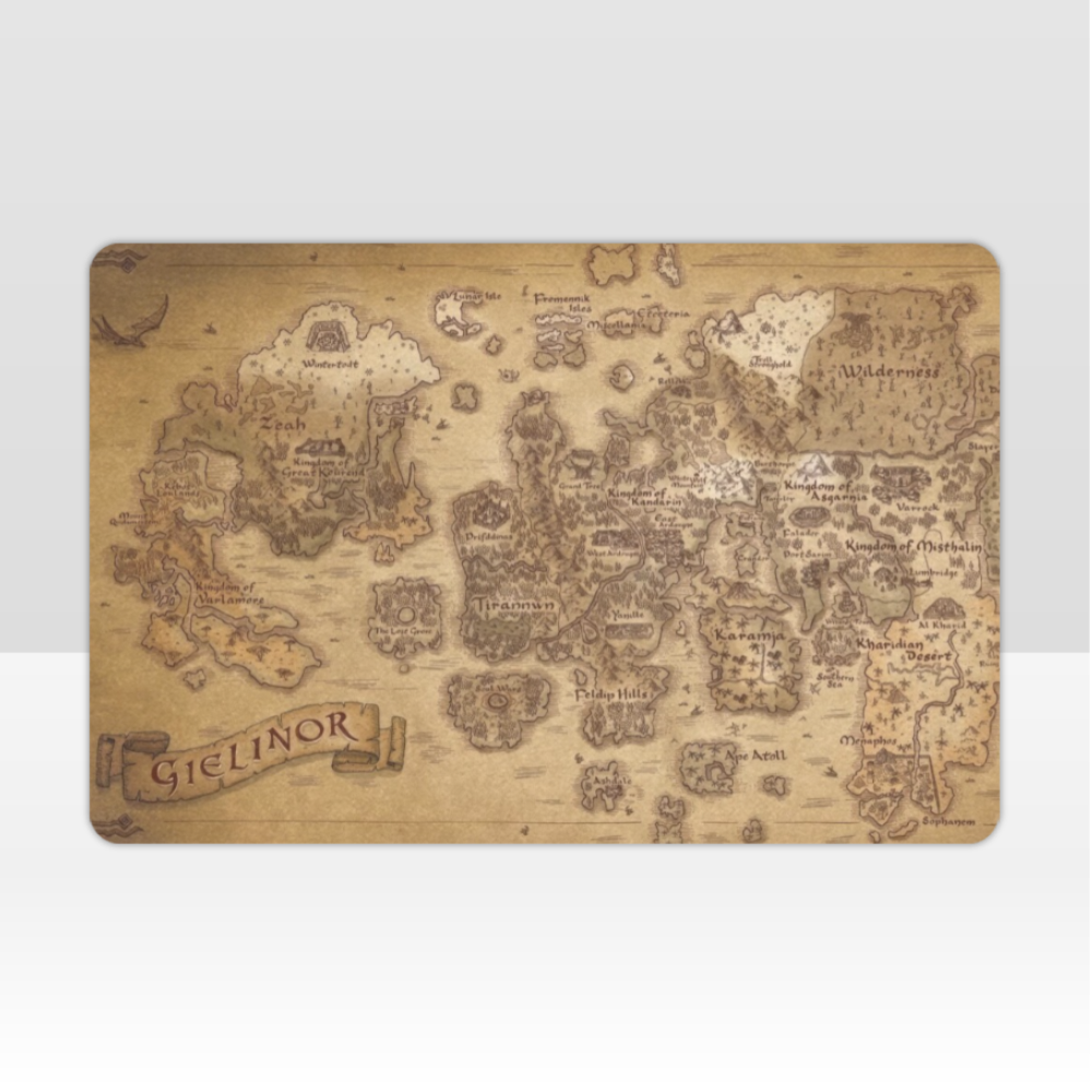 Osrs Map Of Gielinor Doormat