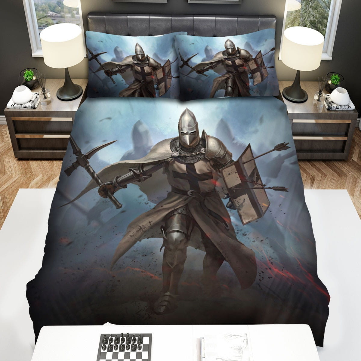 Teutonic Knights In Battle Bedding Sets Duvet Cover Flatsheet Gift For Christmas Thanksgiving Halloween