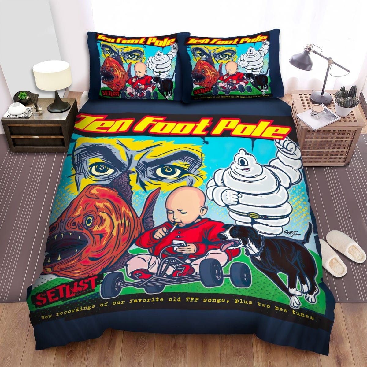 Ten Foot Pole Iconic Albums Bedding Set Duvet Cover Gift For Christmas Birthday Thanksgiving
