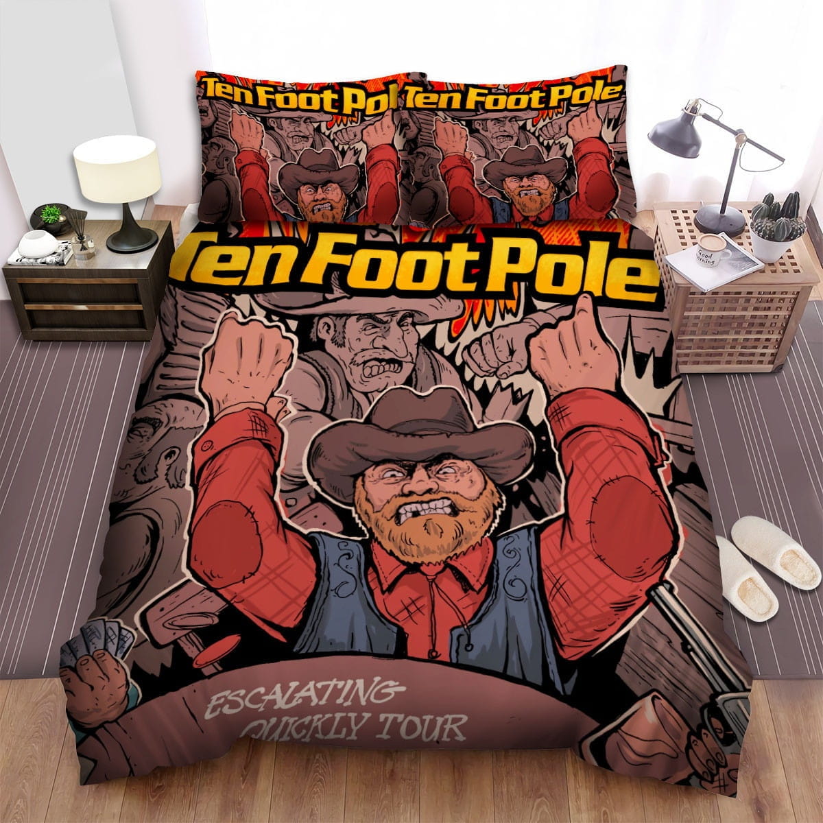 Ten Foot Pole Poster Art 1 Bedding Sets Duvet Cover Flatsheet Pillowcases Perfect Gift For Fans