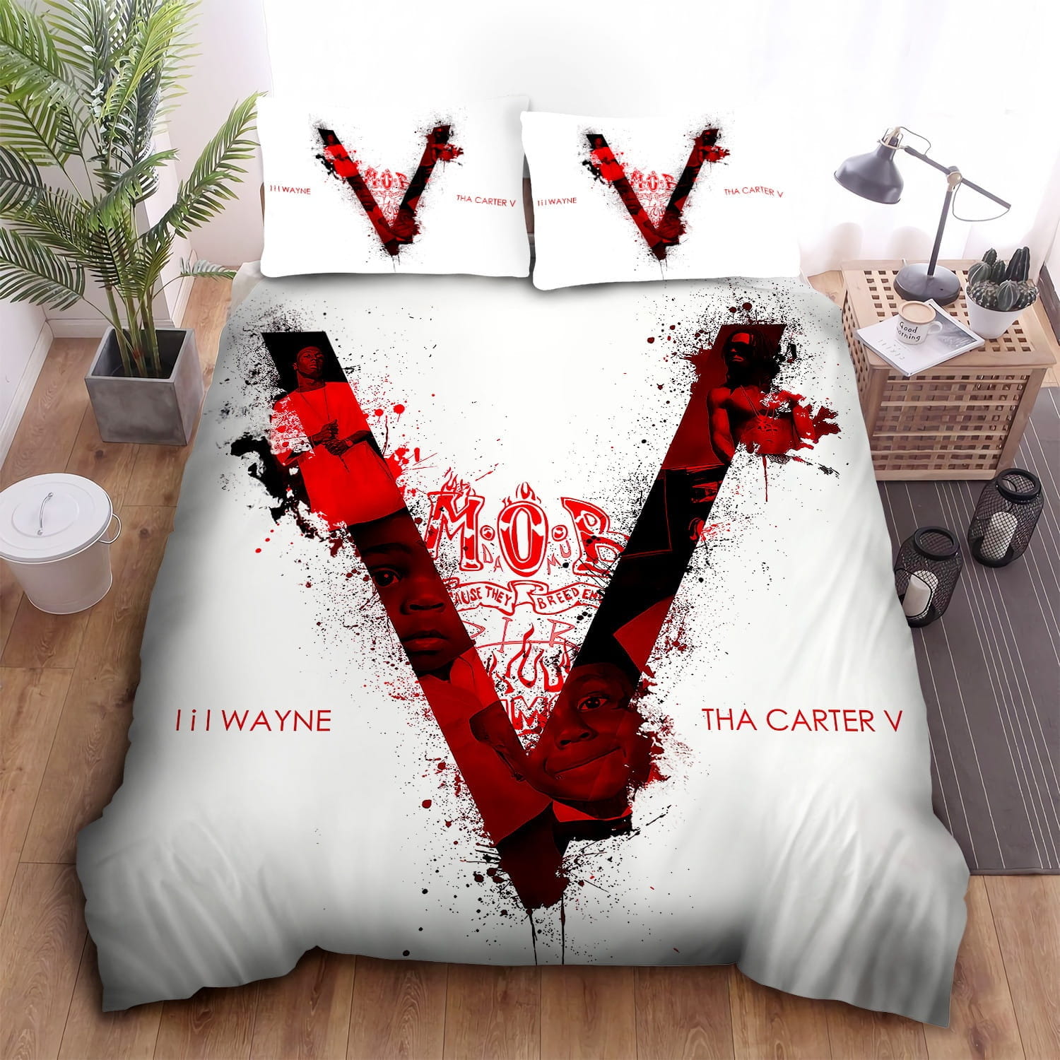Tha Carter V Bedding Sets Duvet Cover Flatsheet Gift For Christmas Thanksgiving Halloween