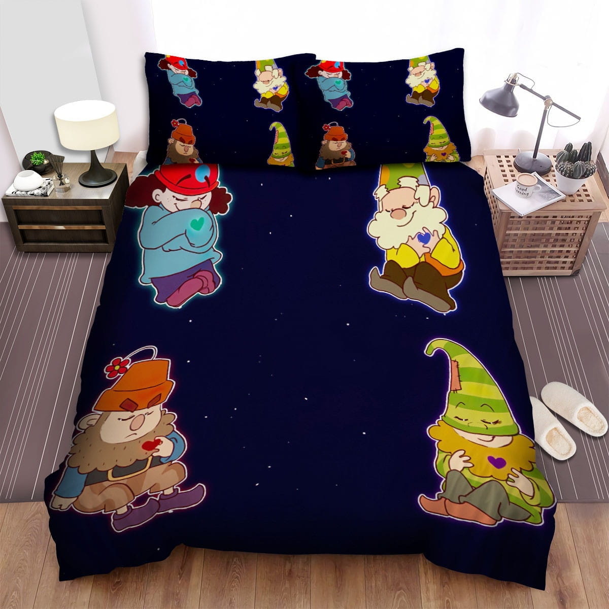 The 7d Sleeping Time Bedding Sets Duvet Cover Flatsheet Gift For Wife Husband Besties