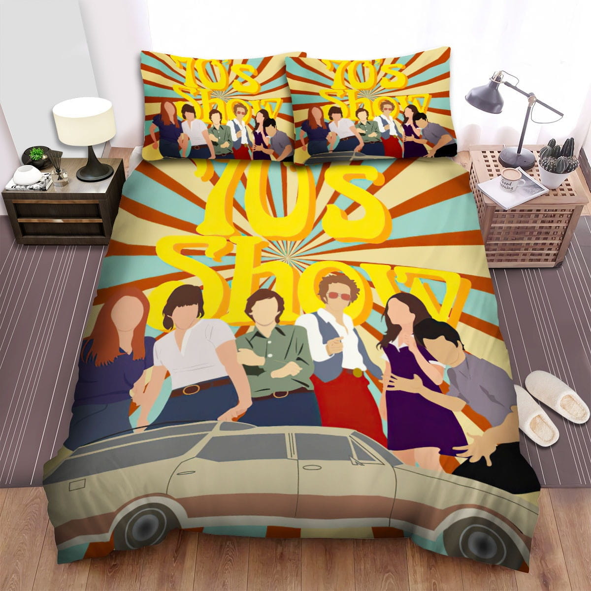 That 70s Show Movie Art 2 Decorative Bedding Sets with Duvet Cover Flatsheet Pillowcases